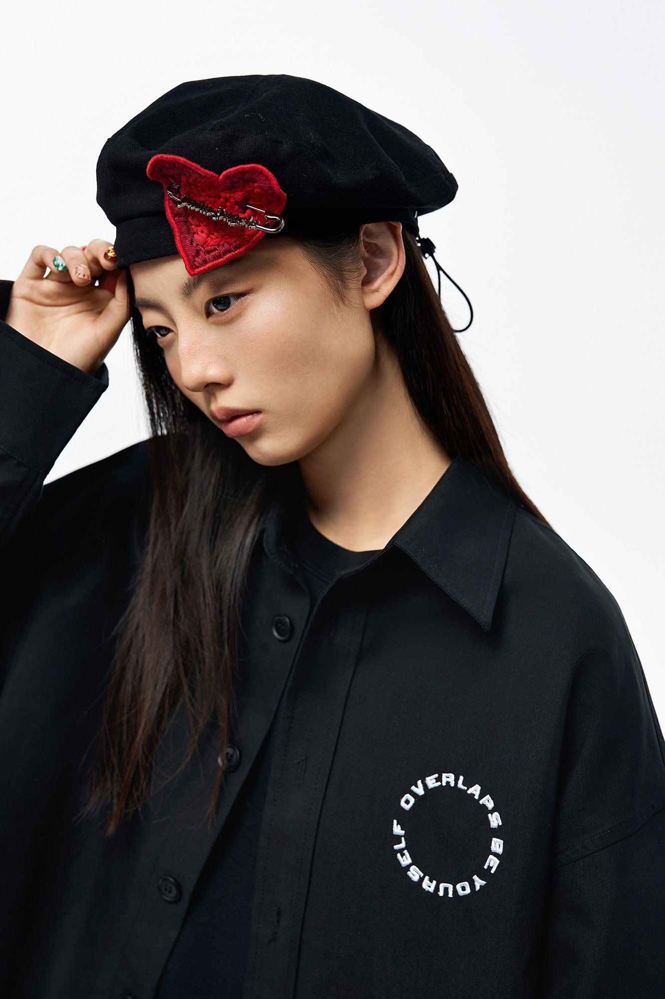 OVERLAPS Back Earth Graphic Overshirt, premium urban and streetwear designers apparel on PROJECTISR.com, OVERLAPS