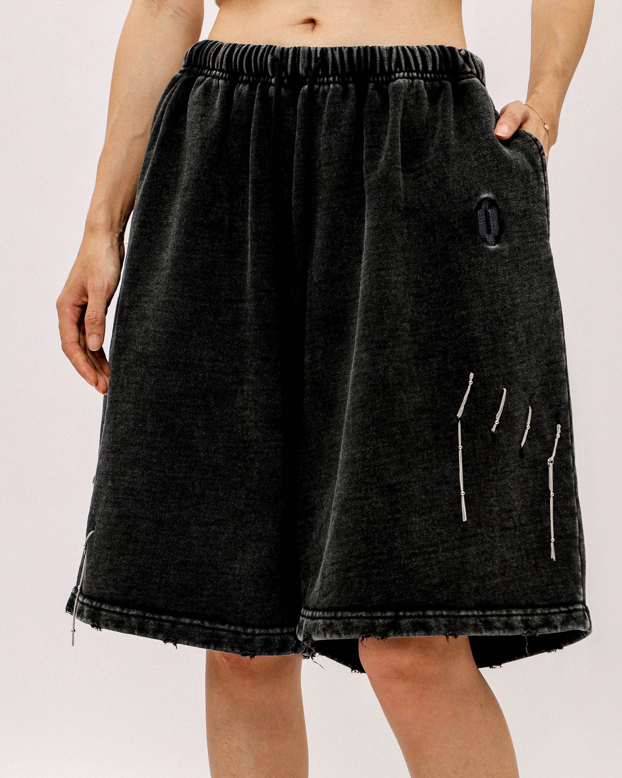 OVDY Modern Stitches Washed Shorts, premium urban and streetwear designers apparel on PROJECTISR.com, OVDY