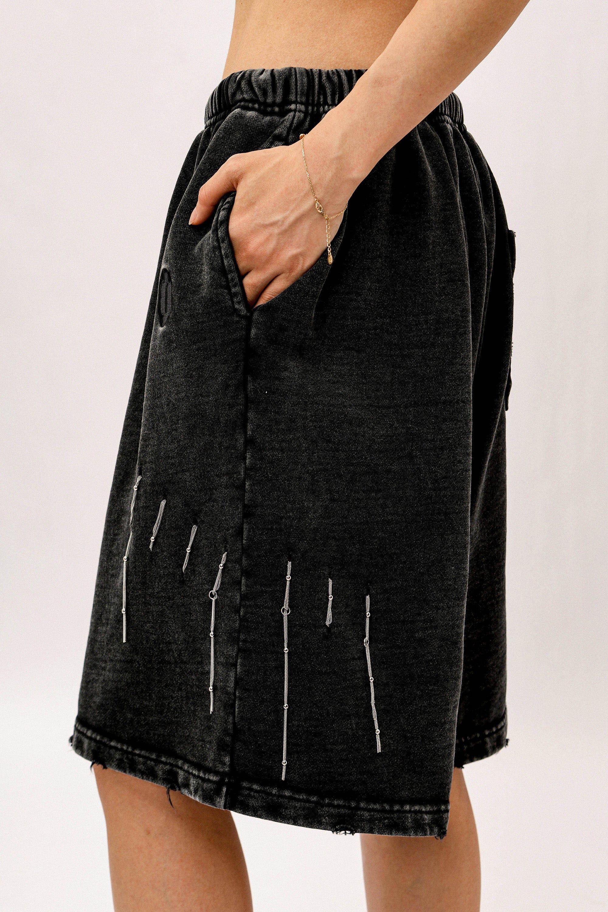 OVDY Modern Stitches Washed Shorts, premium urban and streetwear designers apparel on PROJECTISR.com, OVDY