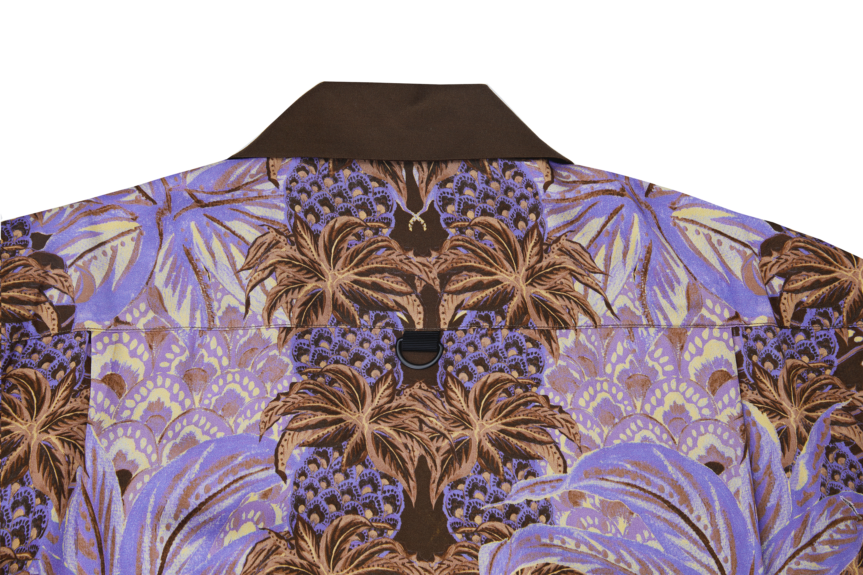 MASH UP ASIA Hawaiian Pineapple Graphic Half Shirt Purple, premium urban and streetwear designers apparel on PROJECTISR.com, MASH UP ASIA