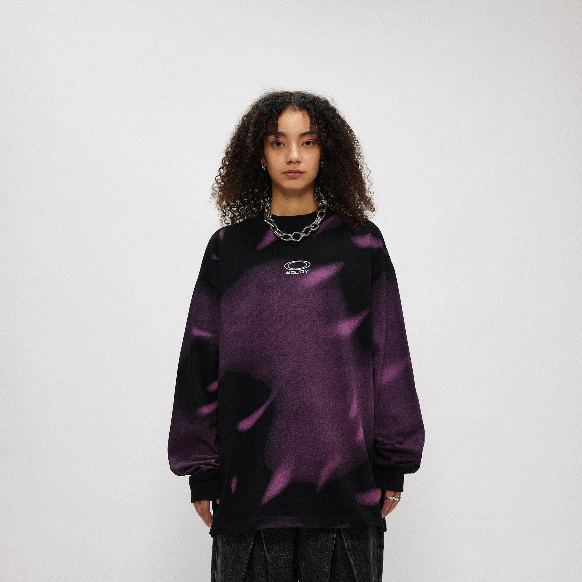 OVDY Midnight Storm LOGO L/S Tee, premium urban and streetwear designers apparel on PROJECTISR.com, OVDY