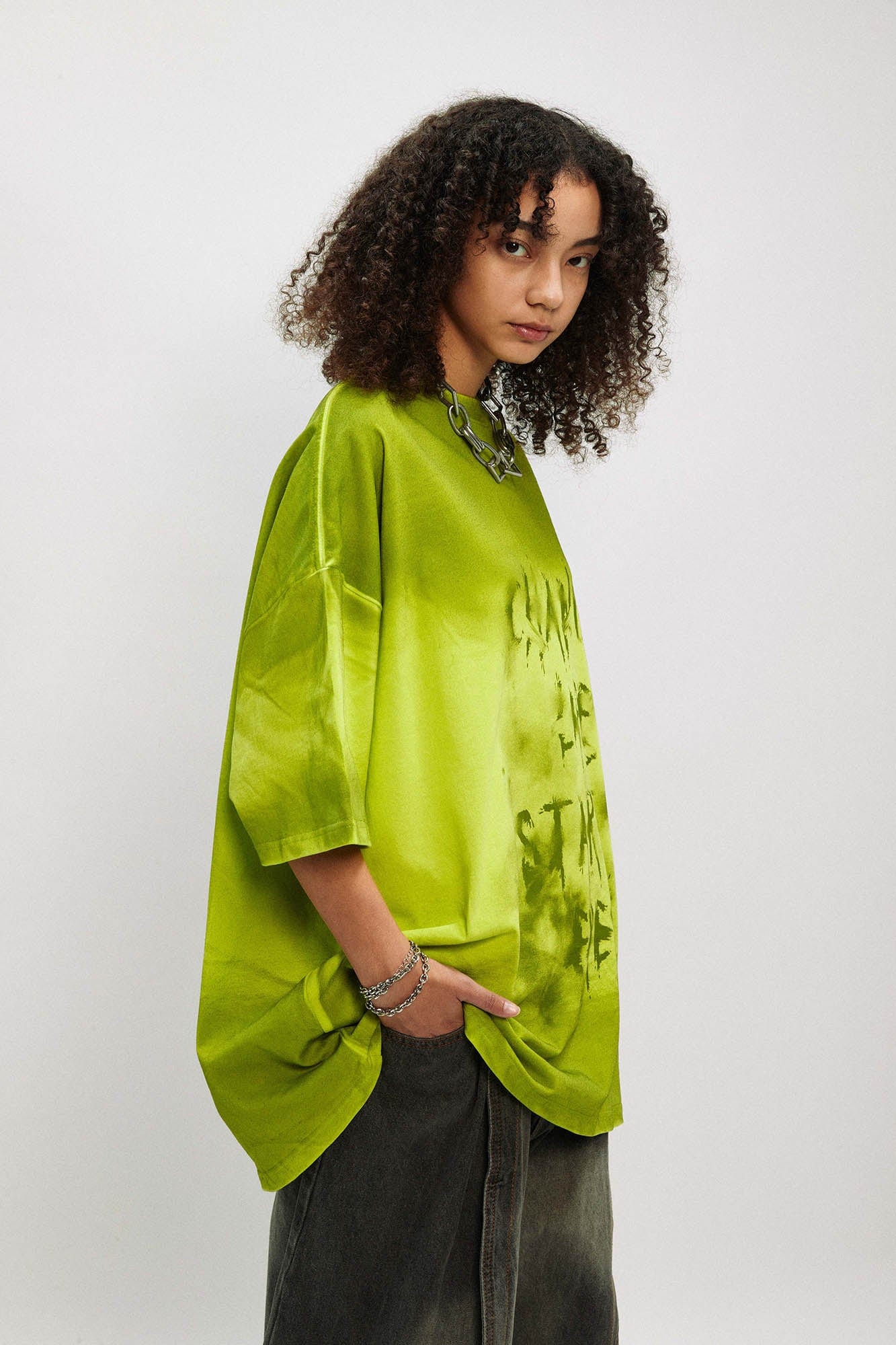 OVDY Graffiti Faded Oversized T-Shirt, premium urban and streetwear designers apparel on PROJECTISR.com, OVDY