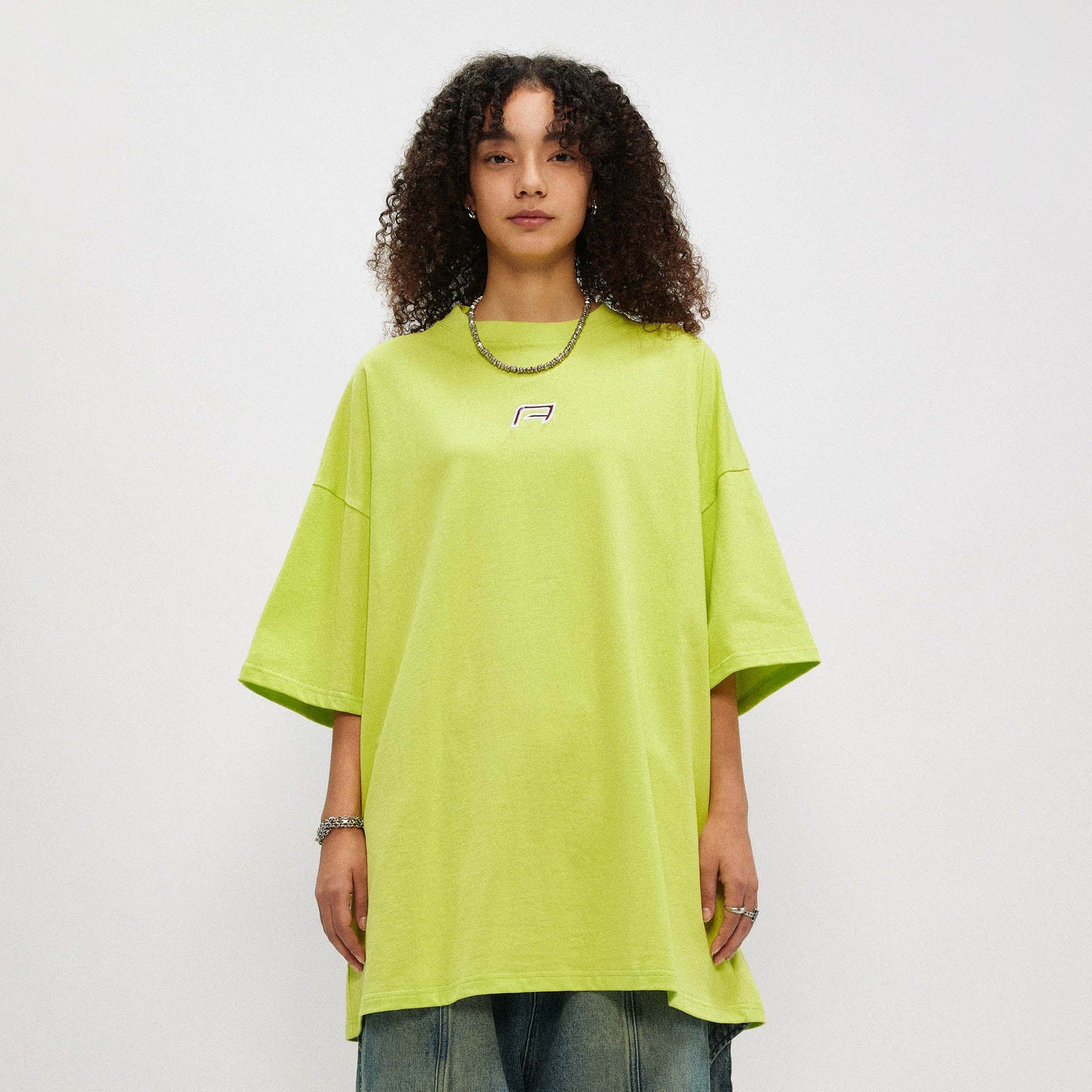 OVDY Wing Embroidered Patch Oversized T-Shirt, premium urban and streetwear designers apparel on PROJECTISR.com, OVDY