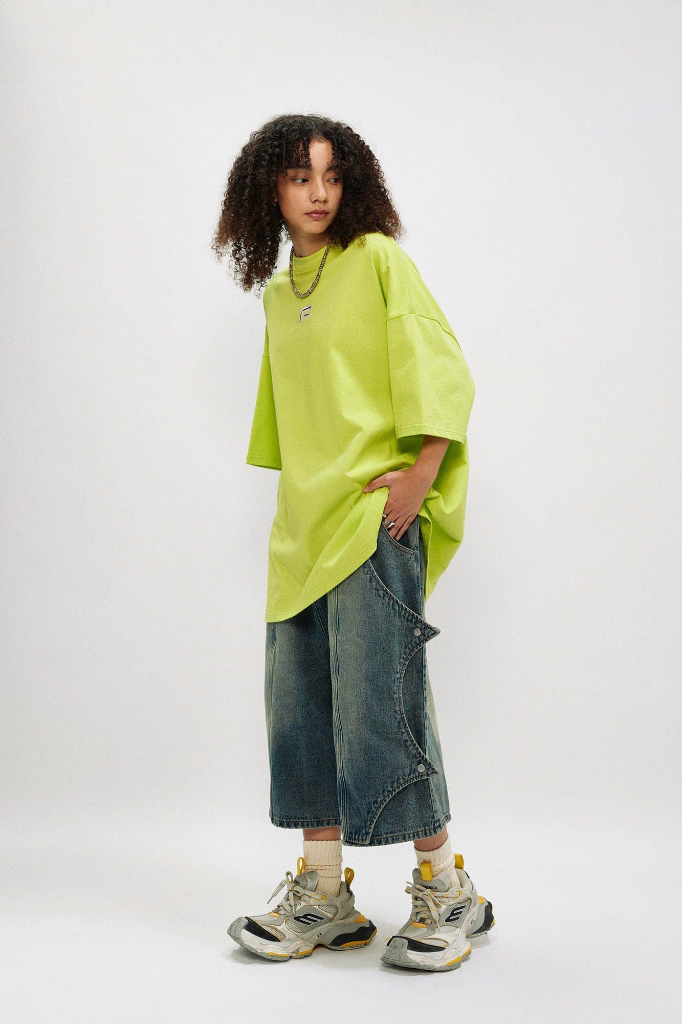 OVDY Wing Embroidered Patch Oversized T-Shirt, premium urban and streetwear designers apparel on PROJECTISR.com, OVDY