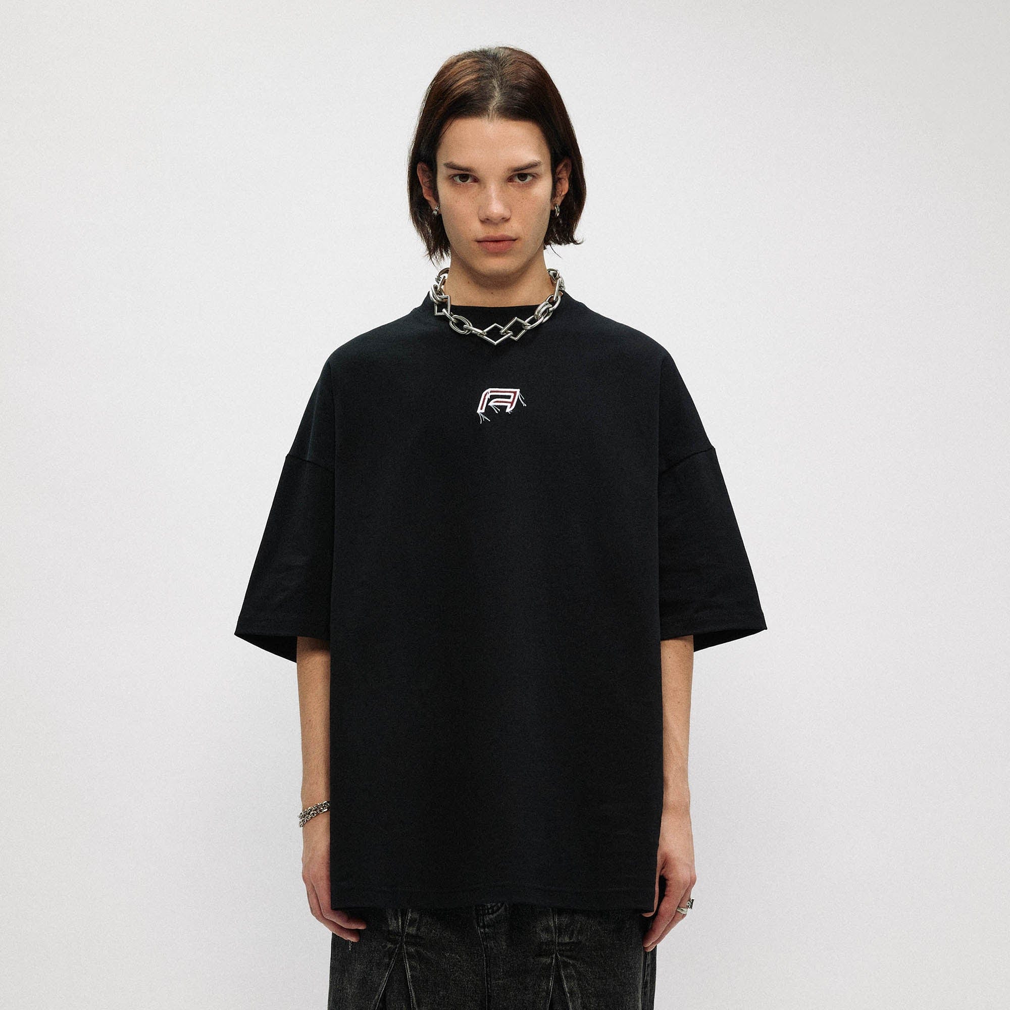 OVDY Wing Embroidered Patch Oversized T-Shirt, premium urban and streetwear designers apparel on PROJECTISR.com, OVDY