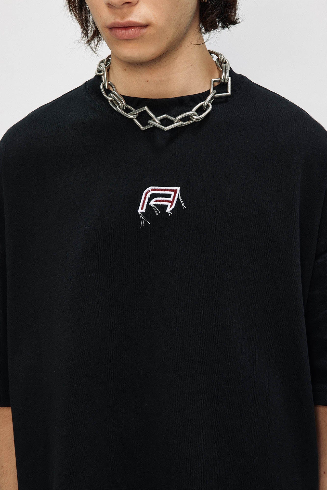 OVDY Wing Embroidered Patch Oversized T-Shirt, premium urban and streetwear designers apparel on PROJECTISR.com, OVDY