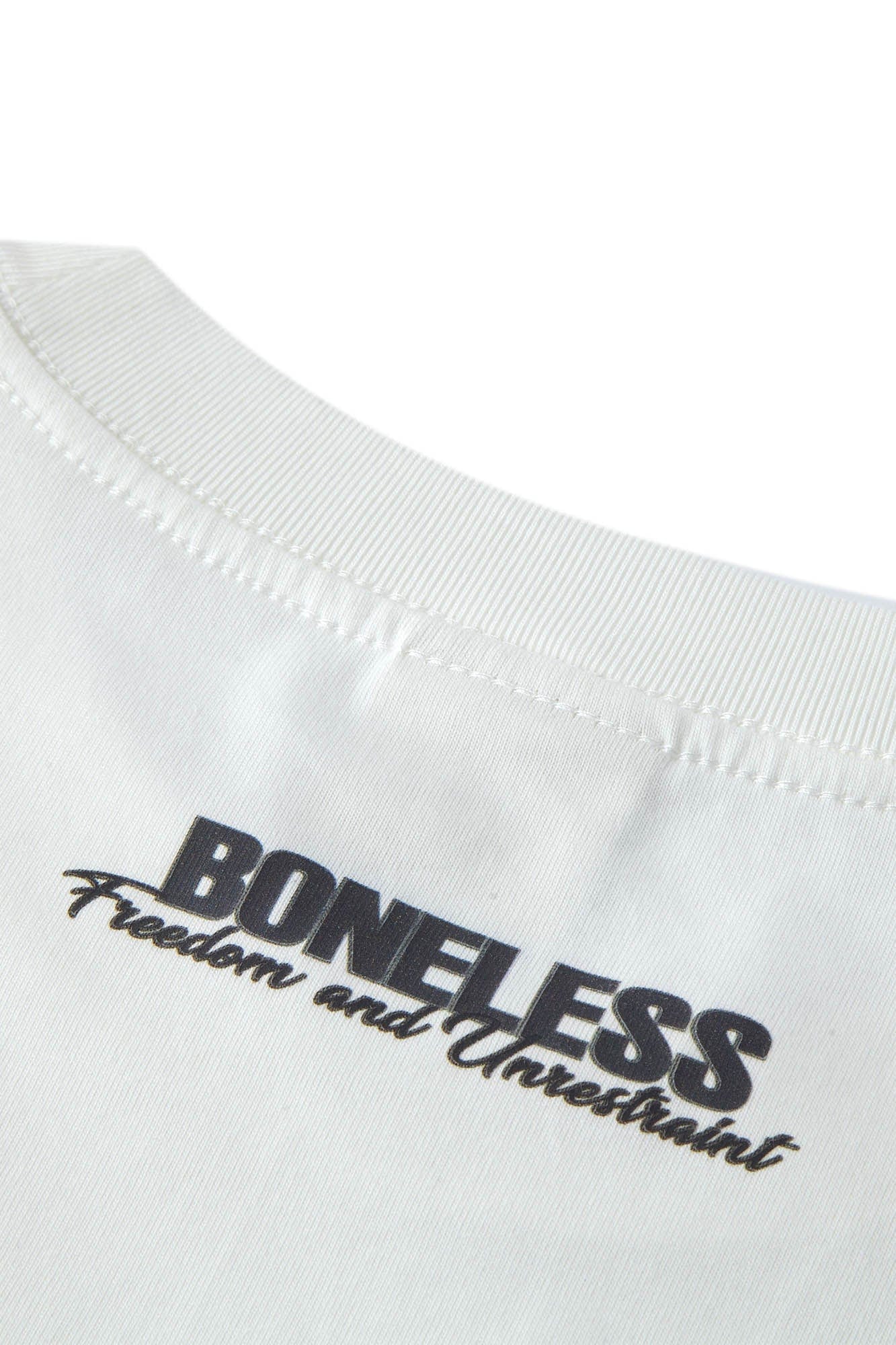 BONELESS Rainbow Collage LOGO T-Shirt, premium urban and streetwear designers apparel on PROJECTISR.com, BONELESS