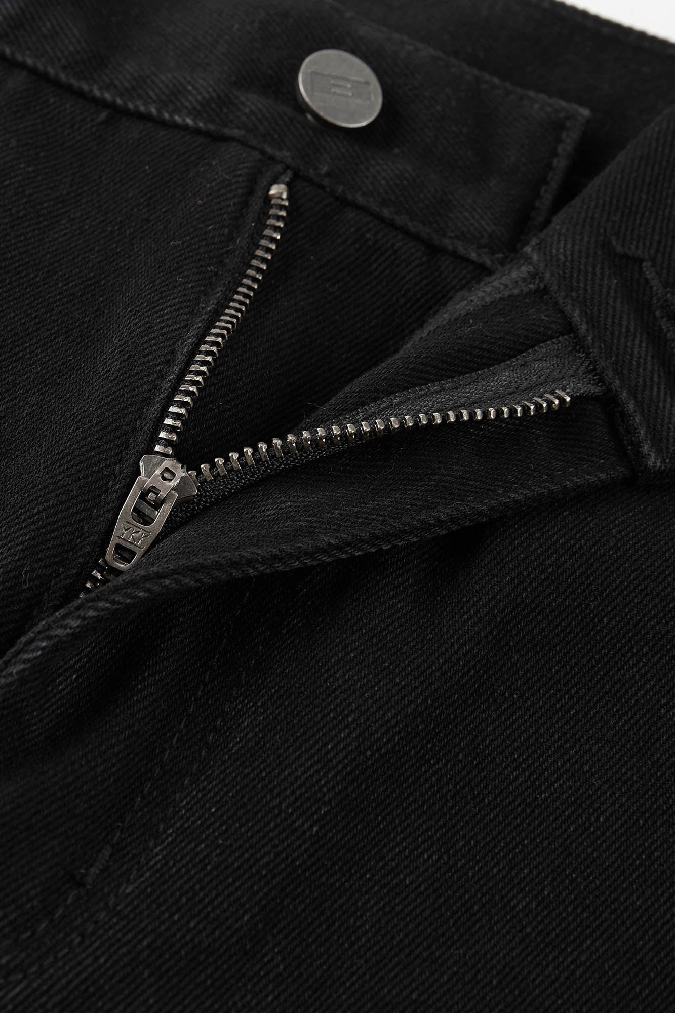 BONELESS Frayed Double-Knee Cargo Shorts Black, premium urban and streetwear designers apparel on PROJECTISR.com, BONELESS