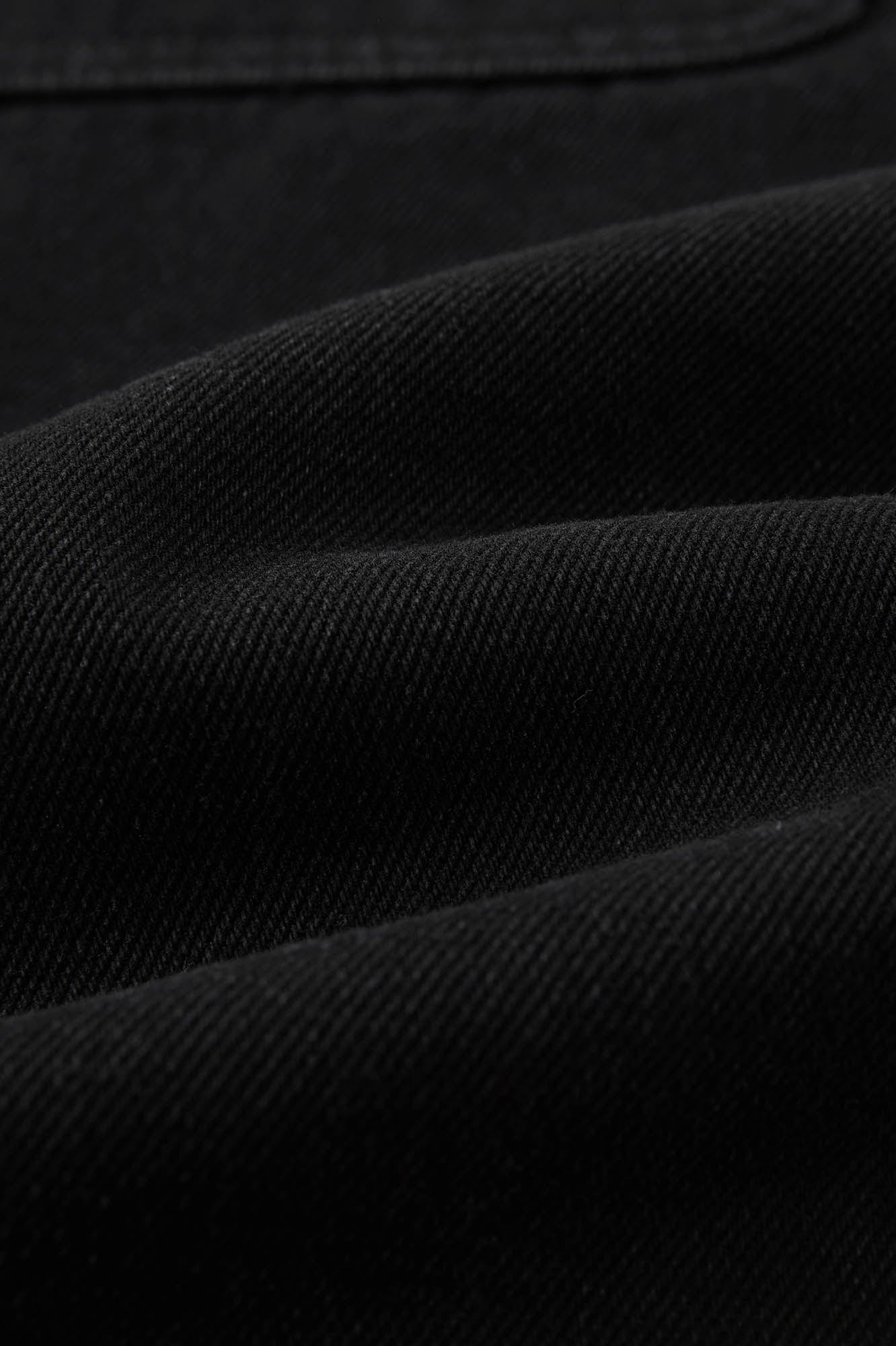 BONELESS Frayed Double-Knee Cargo Shorts Black, premium urban and streetwear designers apparel on PROJECTISR.com, BONELESS