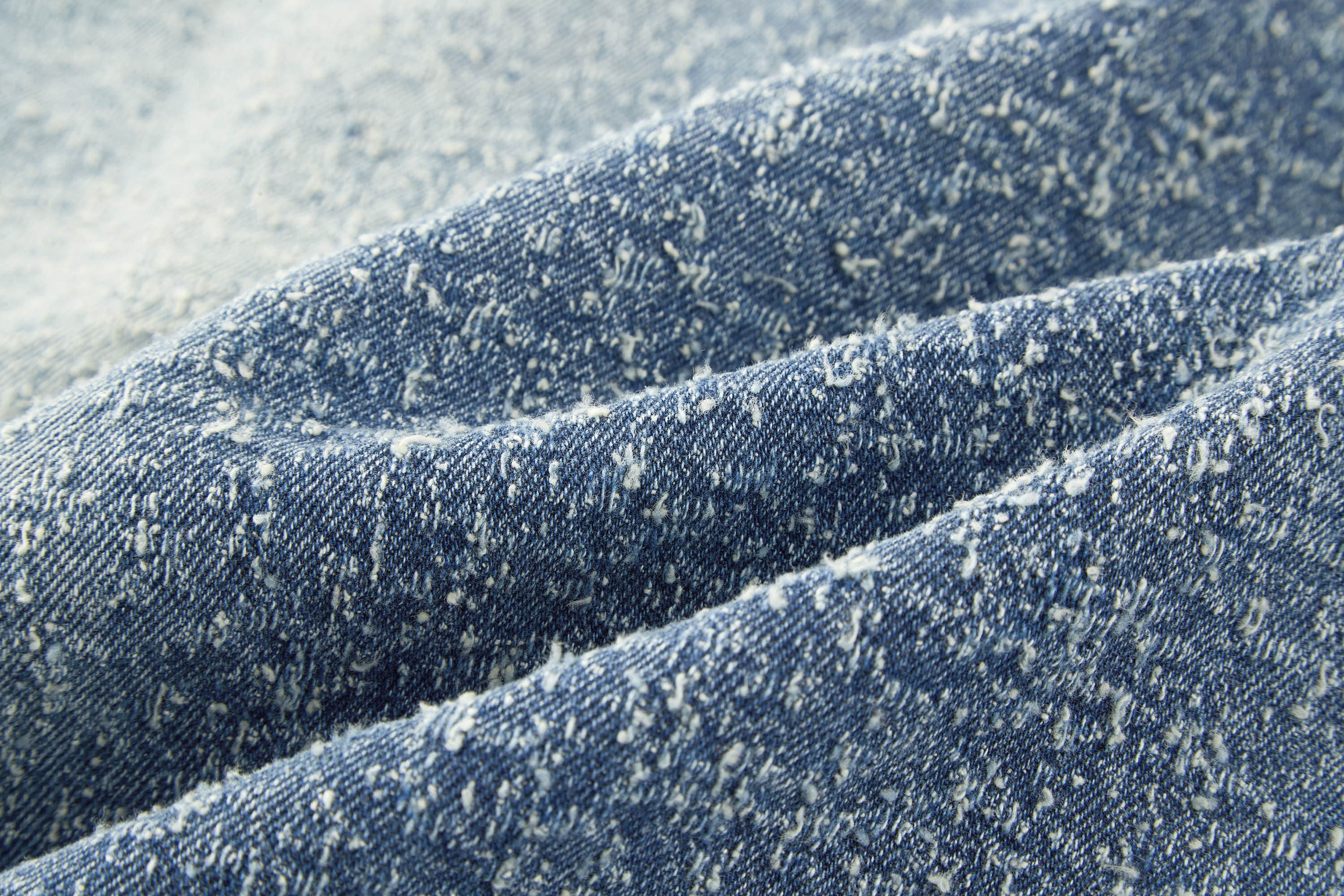 BONELESS Washed Frayed Edge Denim Jacket, premium urban and streetwear designers apparel on PROJECTISR.com, BONELESS