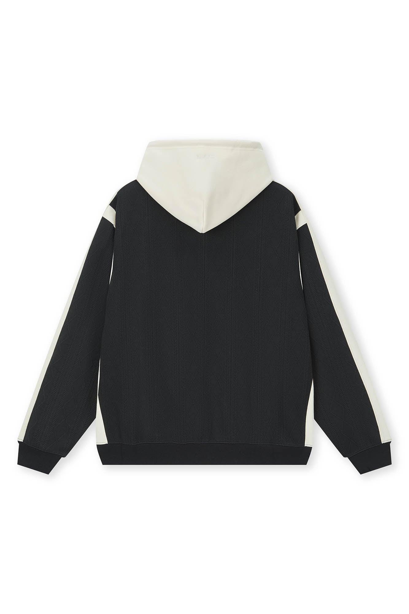 BONELESS Jacquard Contrast Paneled Hooded Jacket, premium urban and streetwear designers apparel on PROJECTISR.com, BONELESS
