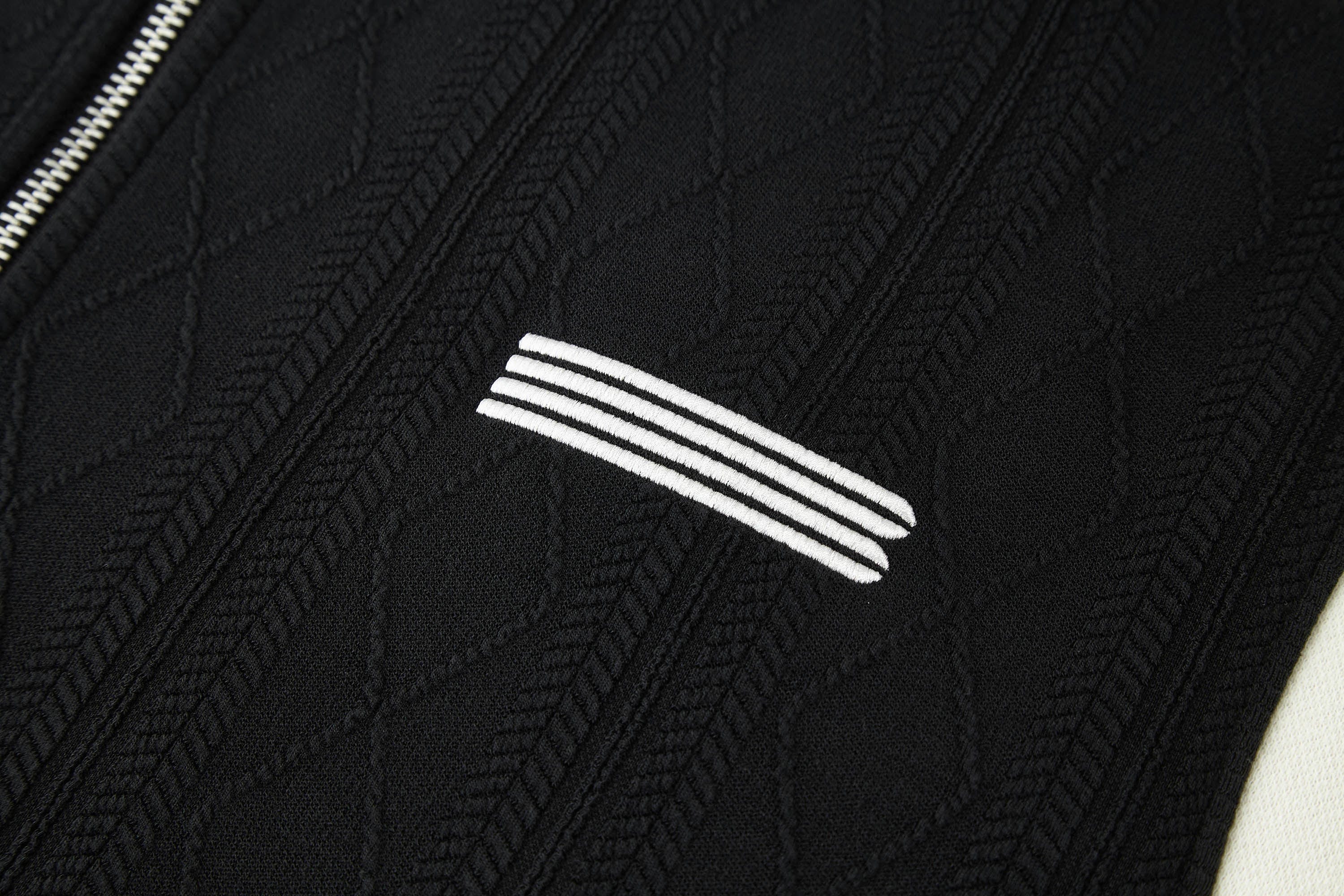 BONELESS Jacquard Contrast Paneled Hooded Jacket, premium urban and streetwear designers apparel on PROJECTISR.com, BONELESS