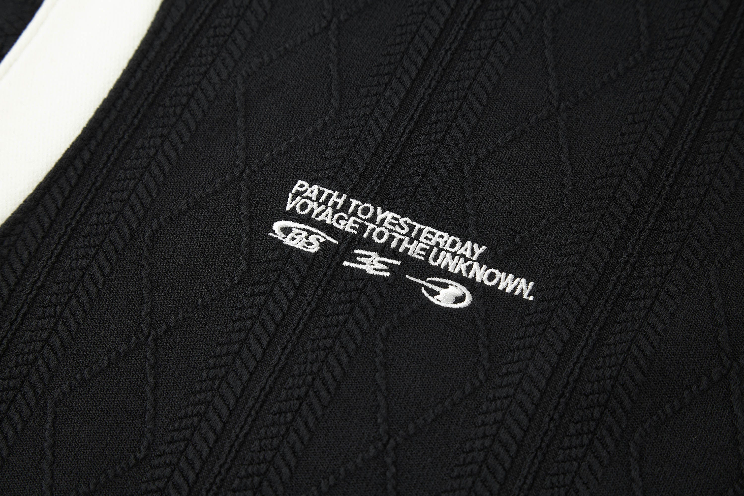 BONELESS Jacquard Contrast Paneled Hooded Jacket, premium urban and streetwear designers apparel on PROJECTISR.com, BONELESS