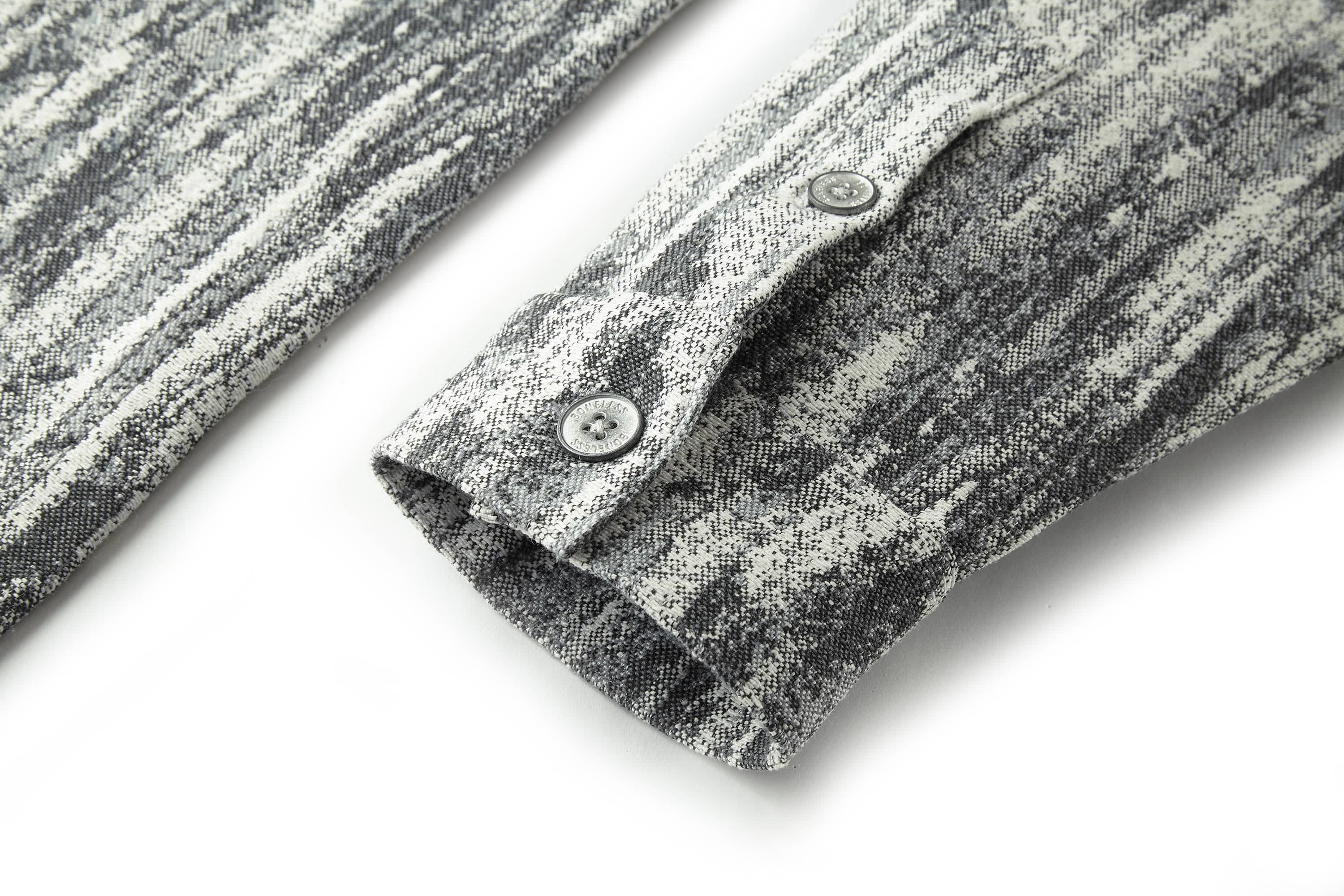 BONELESS Jacquard Button-Up Utility Jacket, premium urban and streetwear designers apparel on PROJECTISR.com, BONELESS