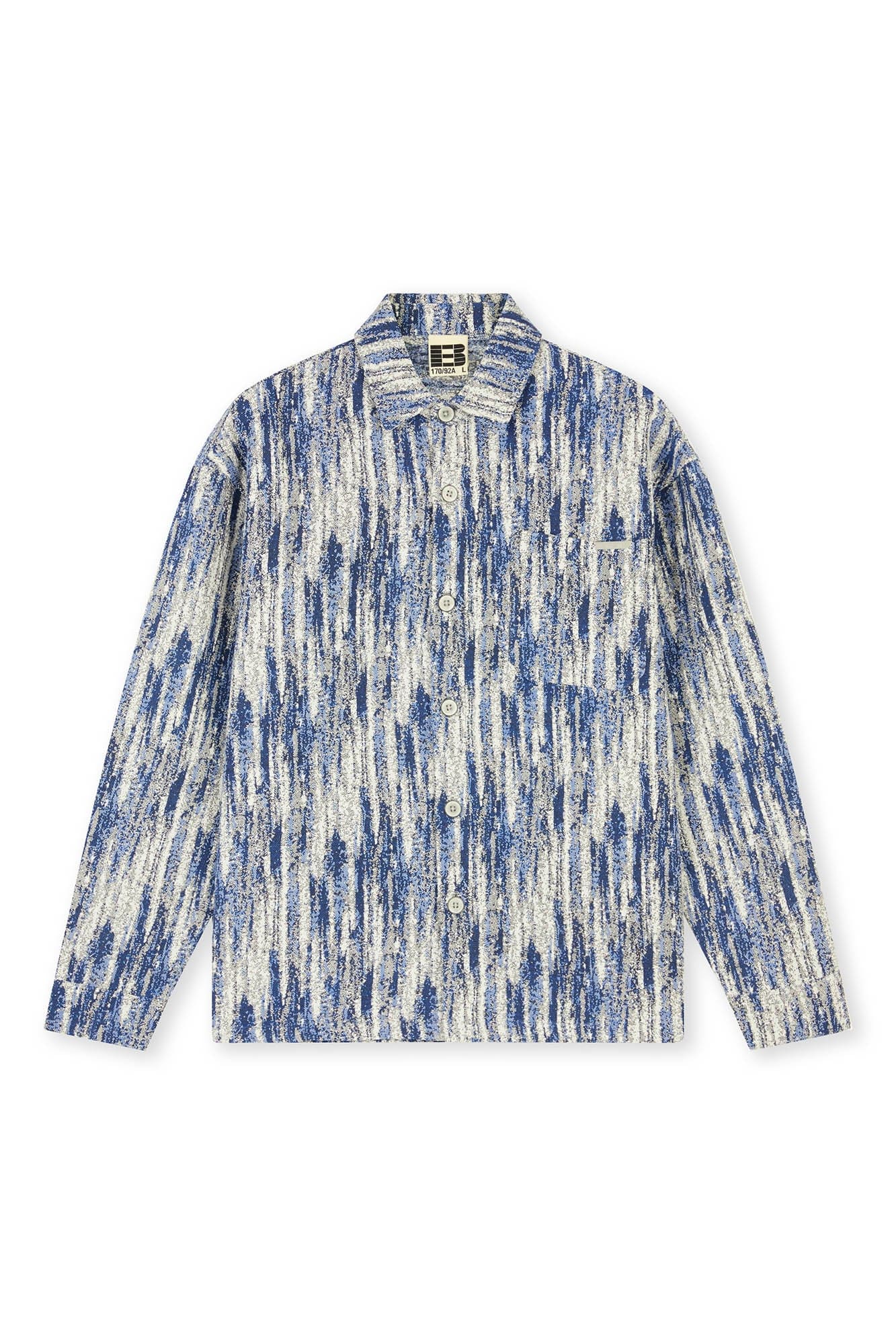 BONELESS Jacquard Button-Up Utility Jacket, premium urban and streetwear designers apparel on PROJECTISR.com, BONELESS