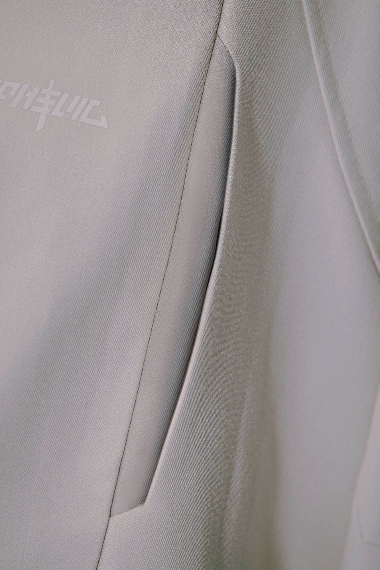 XIPHEVIL Deconstructed Utility Daoist Robe Apricot, premium urban and streetwear designers apparel on PROJECTISR.com, XIPHEVIL