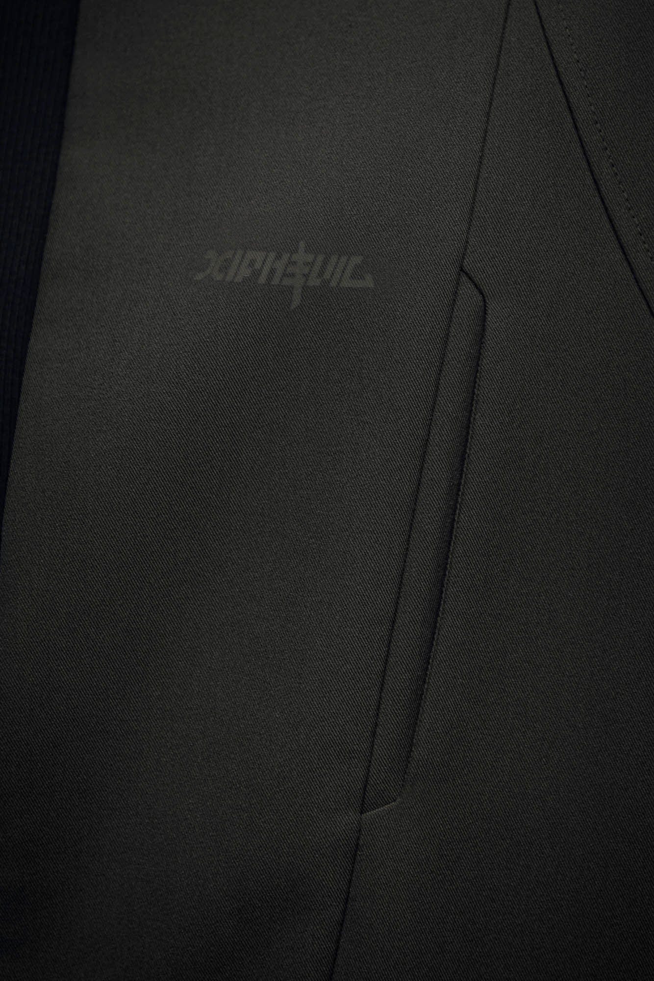 XIPHEVIL Deconstructed Utility Daoist Robe Black, premium urban and streetwear designers apparel on PROJECTISR.com, XIPHEVIL