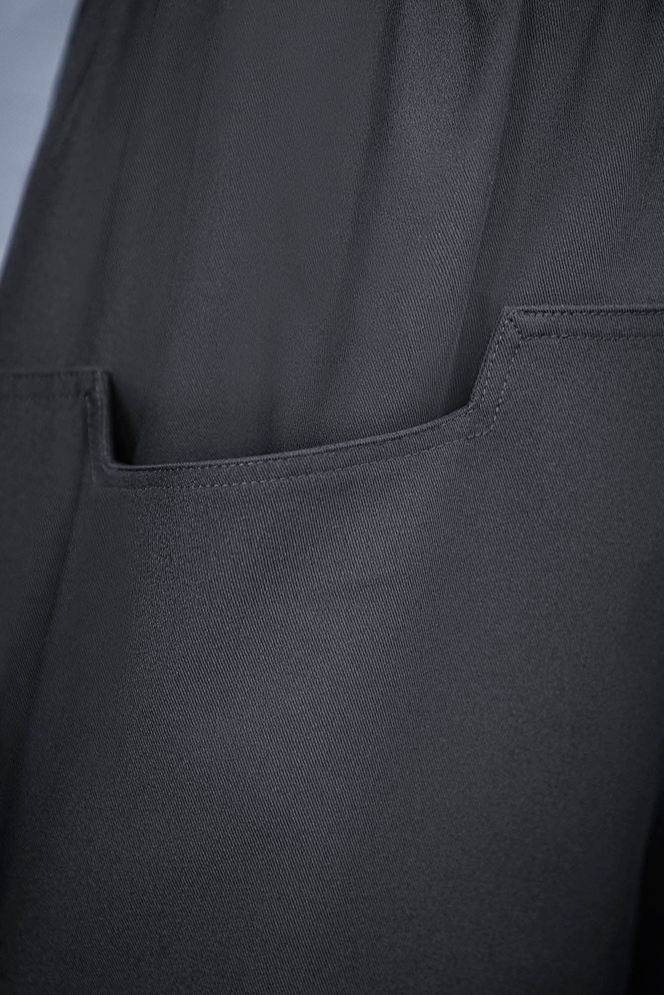 XIPHEVIL Mech Paneled Utility Wide-Leg Pants Black, premium urban and streetwear designers apparel on PROJECTISR.com, XIPHEVIL