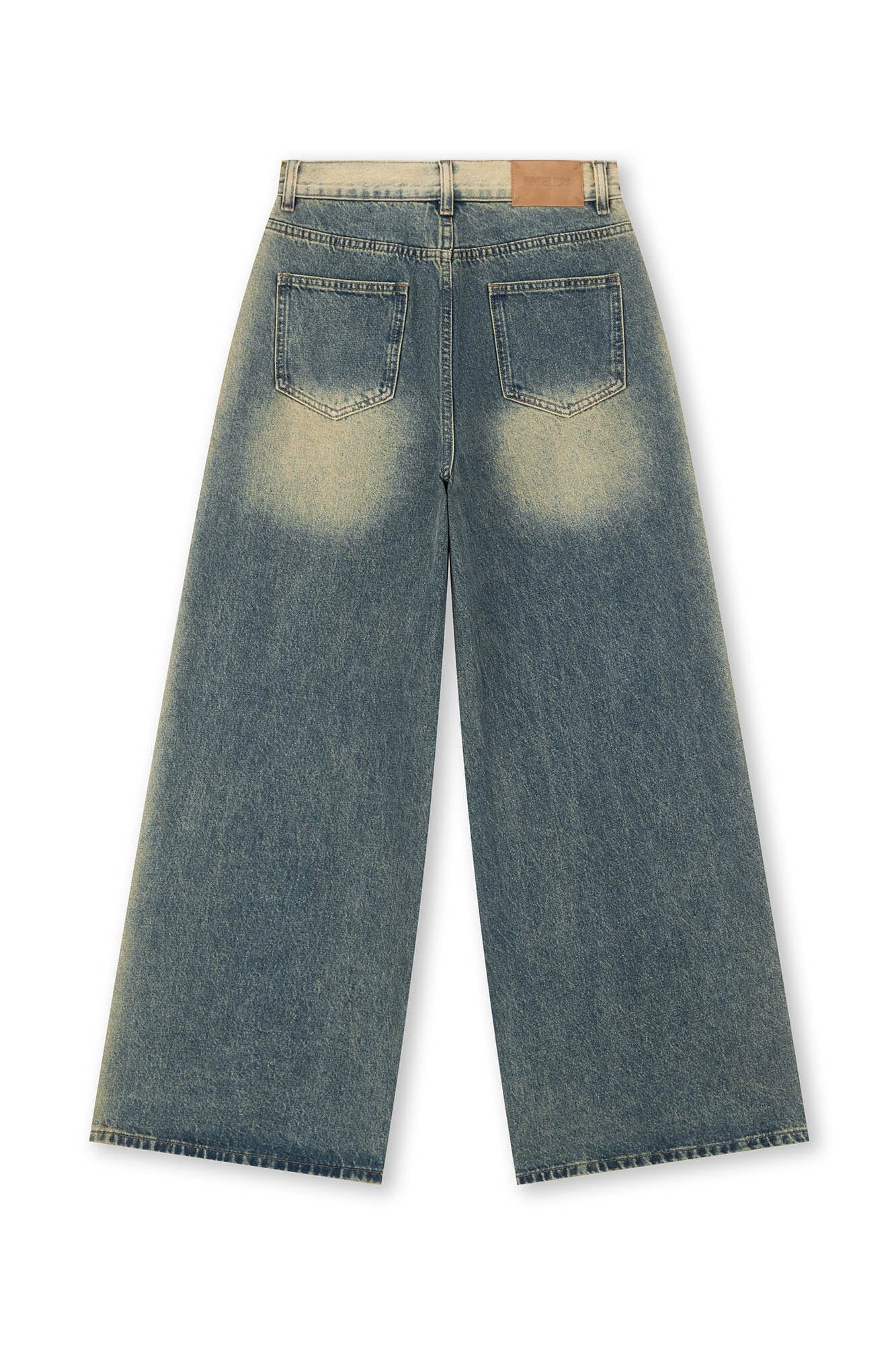 BONELESS Contrast Washed Jeans, premium urban and streetwear designers apparel on PROJECTISR.com, BONELESS