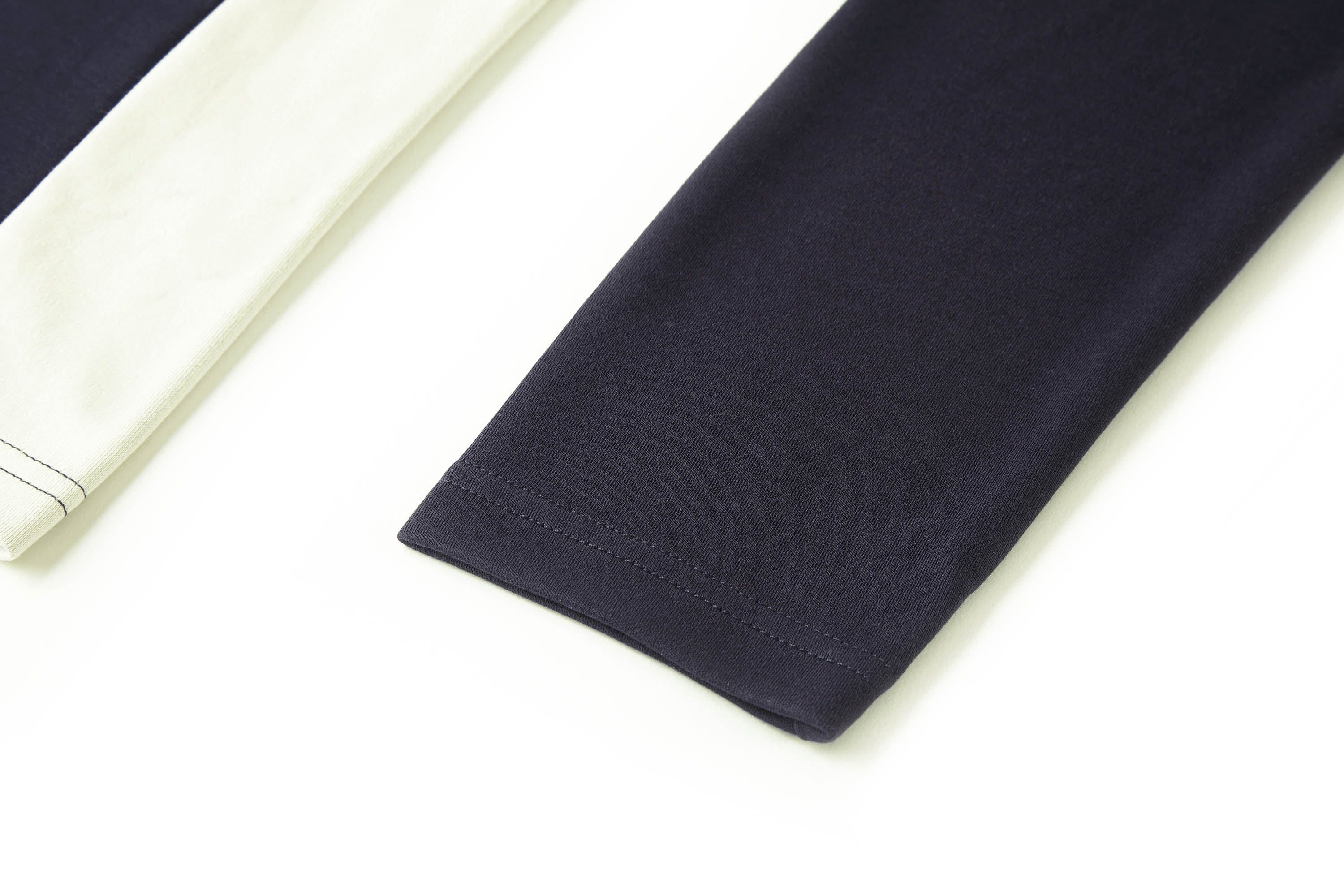 BONELESS Contrast Half-Zip Racing Long-Sleeve Tee, premium urban and streetwear designers apparel on PROJECTISR.com, BONELESS