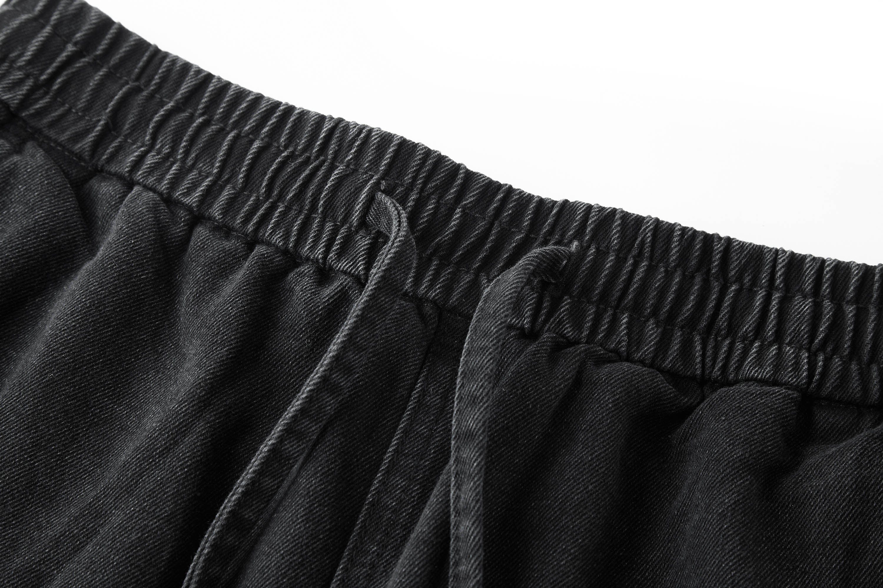 BONELESS Distressed Multi-Pocket Drawstring Cargo Jeans, premium urban and streetwear designers apparel on PROJECTISR.com, BONELESS