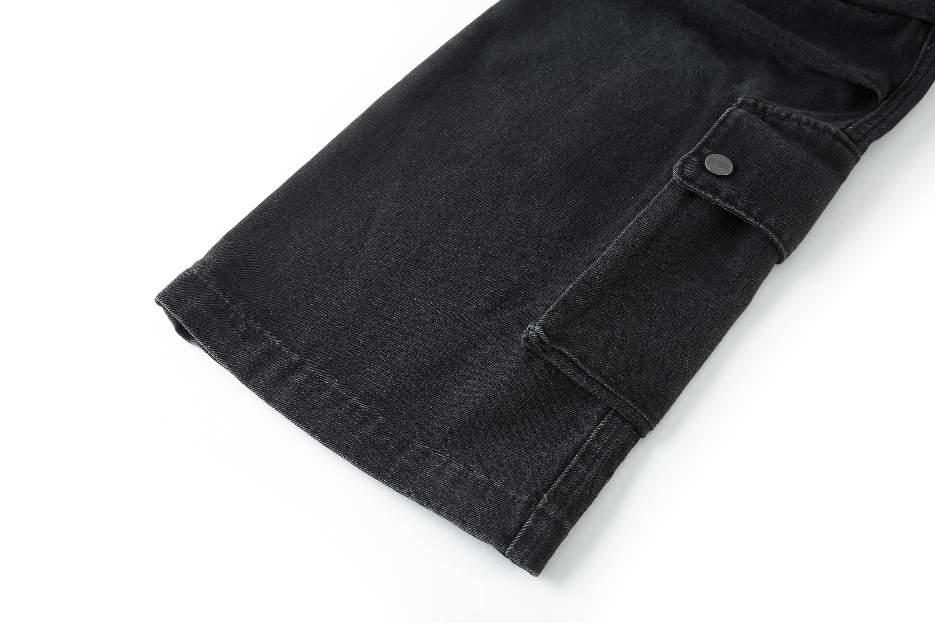 BONELESS Distressed Multi-Pocket Drawstring Cargo Jeans, premium urban and streetwear designers apparel on PROJECTISR.com, BONELESS