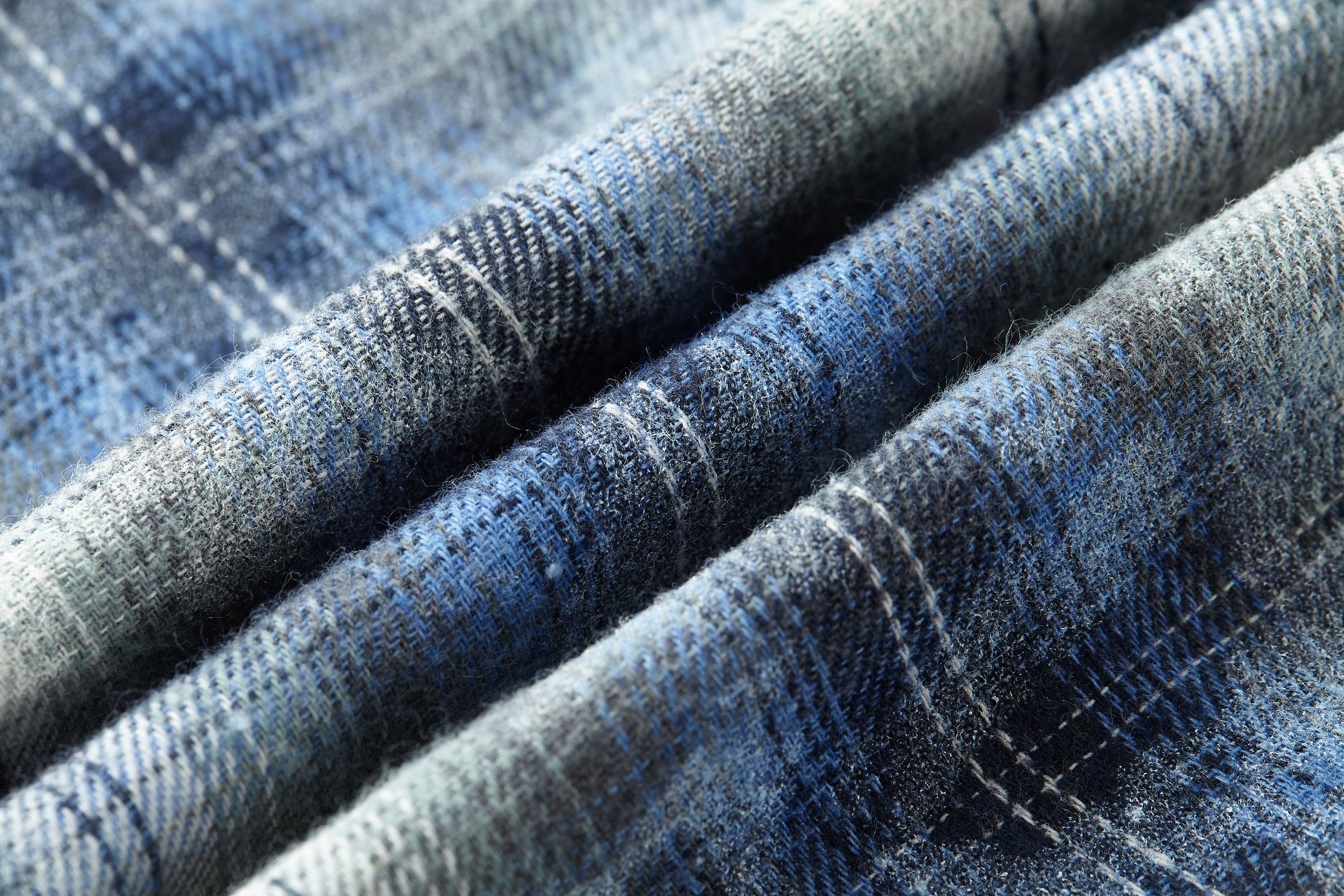 BONELESS Grunge Faded Check Band Patch Shirt, premium urban and streetwear designers apparel on PROJECTISR.com, BONELESS