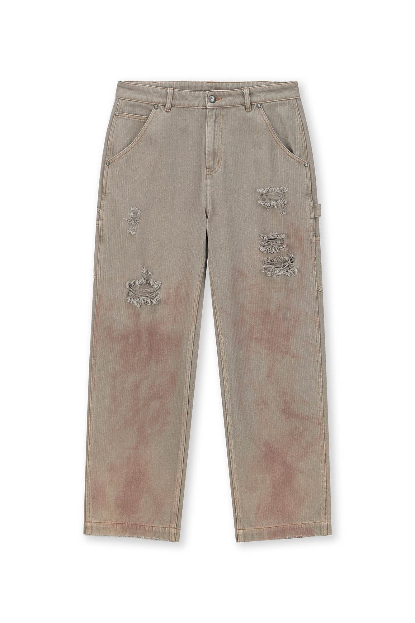 BONELESS Distressed Utility Carpenter Pants, premium urban and streetwear designers apparel on PROJECTISR.com, BONELESS