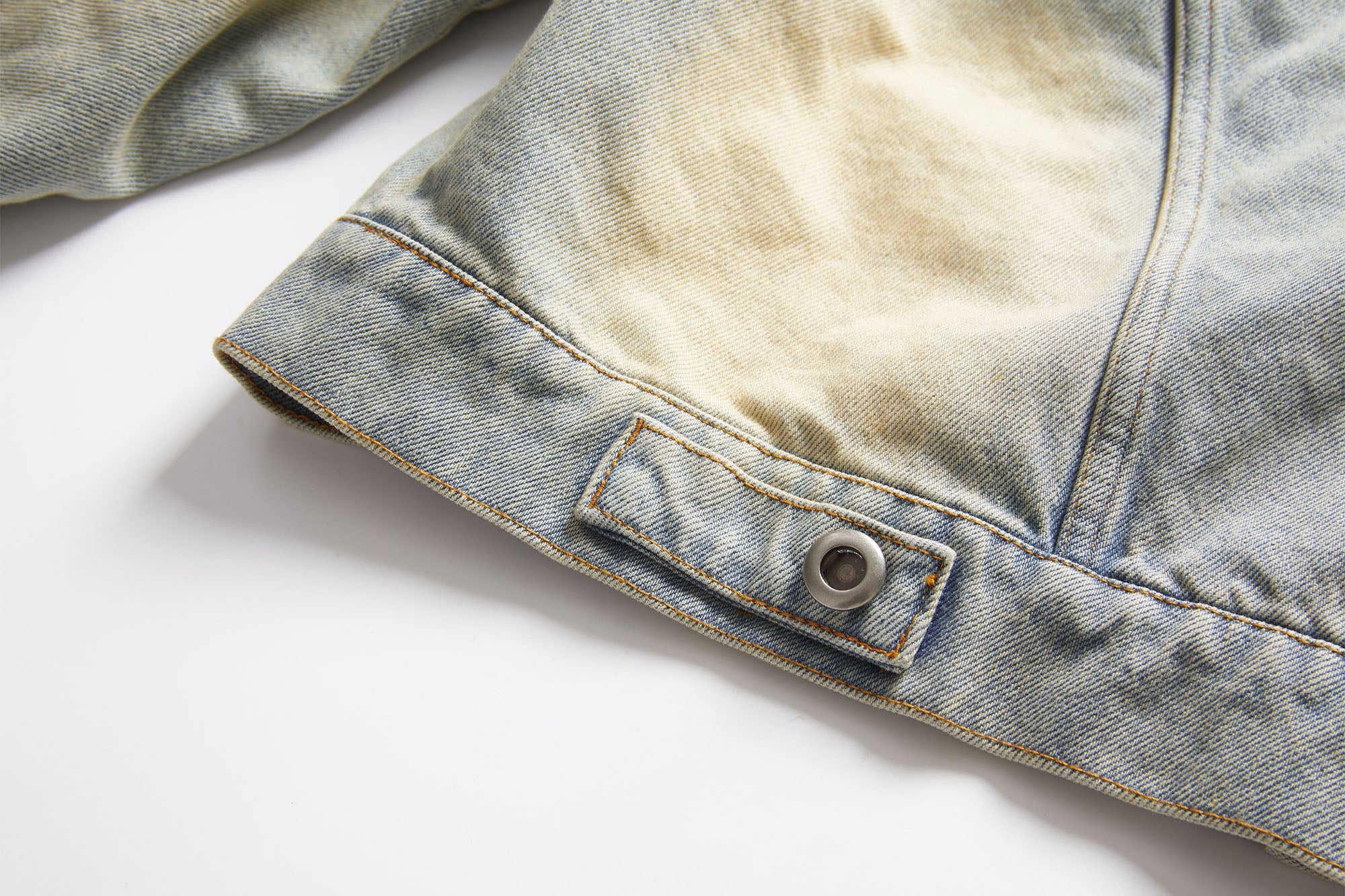 ERROR CODE ROBOT Distressed Washed Cropped Biker Denim Jacket, premium urban and streetwear designers apparel on PROJECTISR.com, ERROR CODE ROBOT