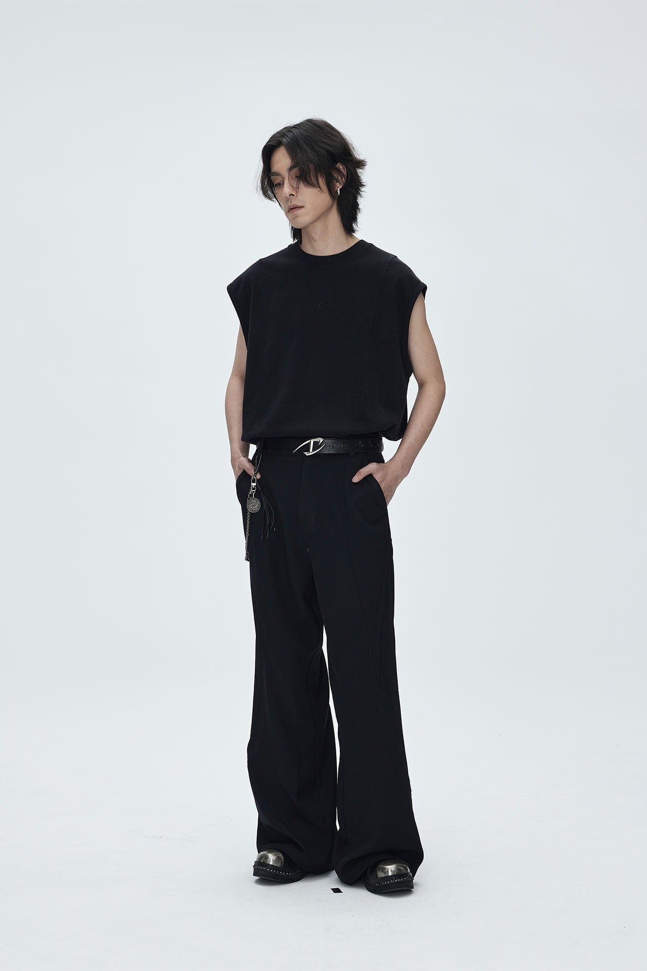 CATSSTAC Oval Curved Paneled Pants, premium urban and streetwear designers apparel on PROJECTISR.com, CATSSTAC