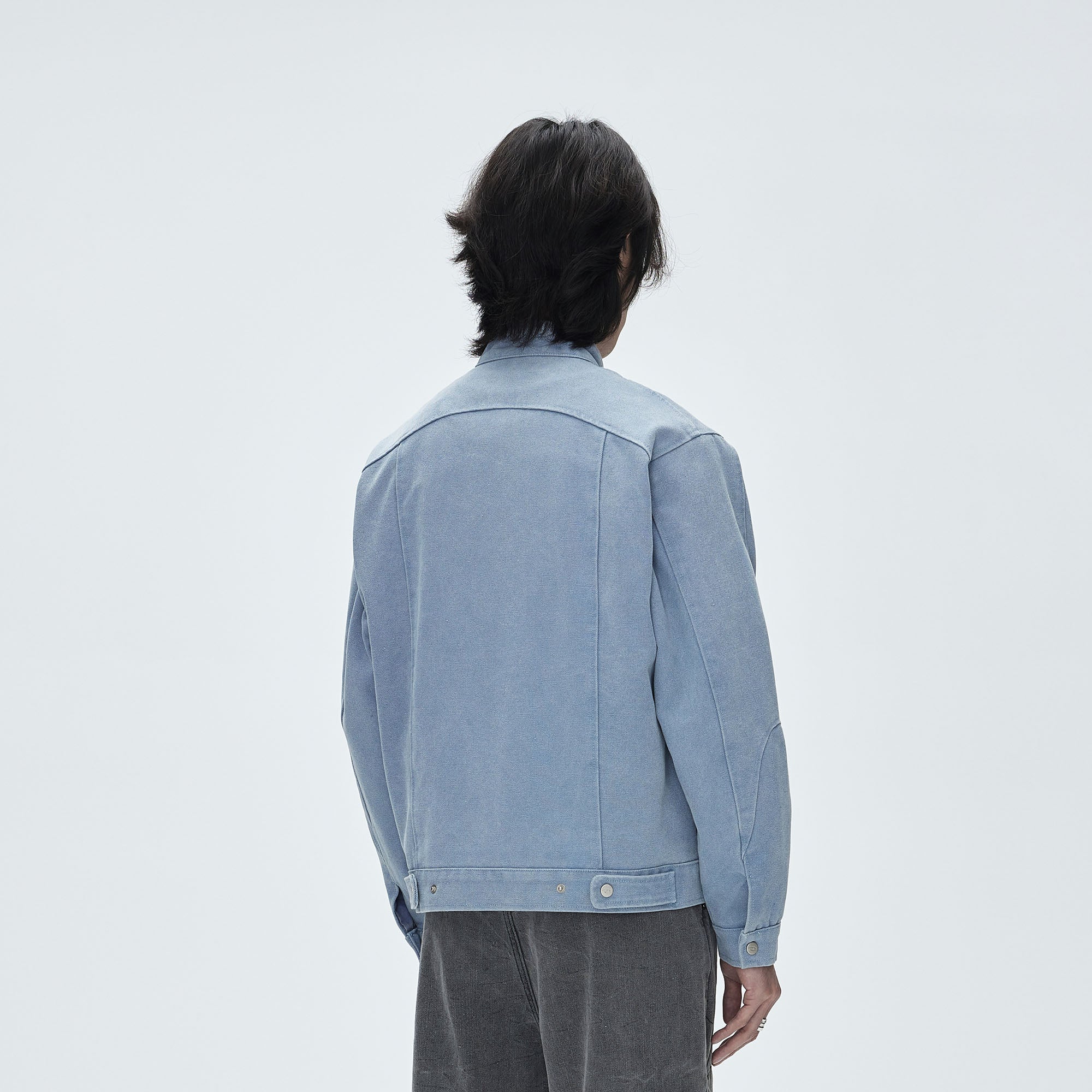 CATSSTAC Washed Curved Panel Harrington Jacket, premium urban and streetwear designers apparel on PROJECTISR.com, CATSSTAC