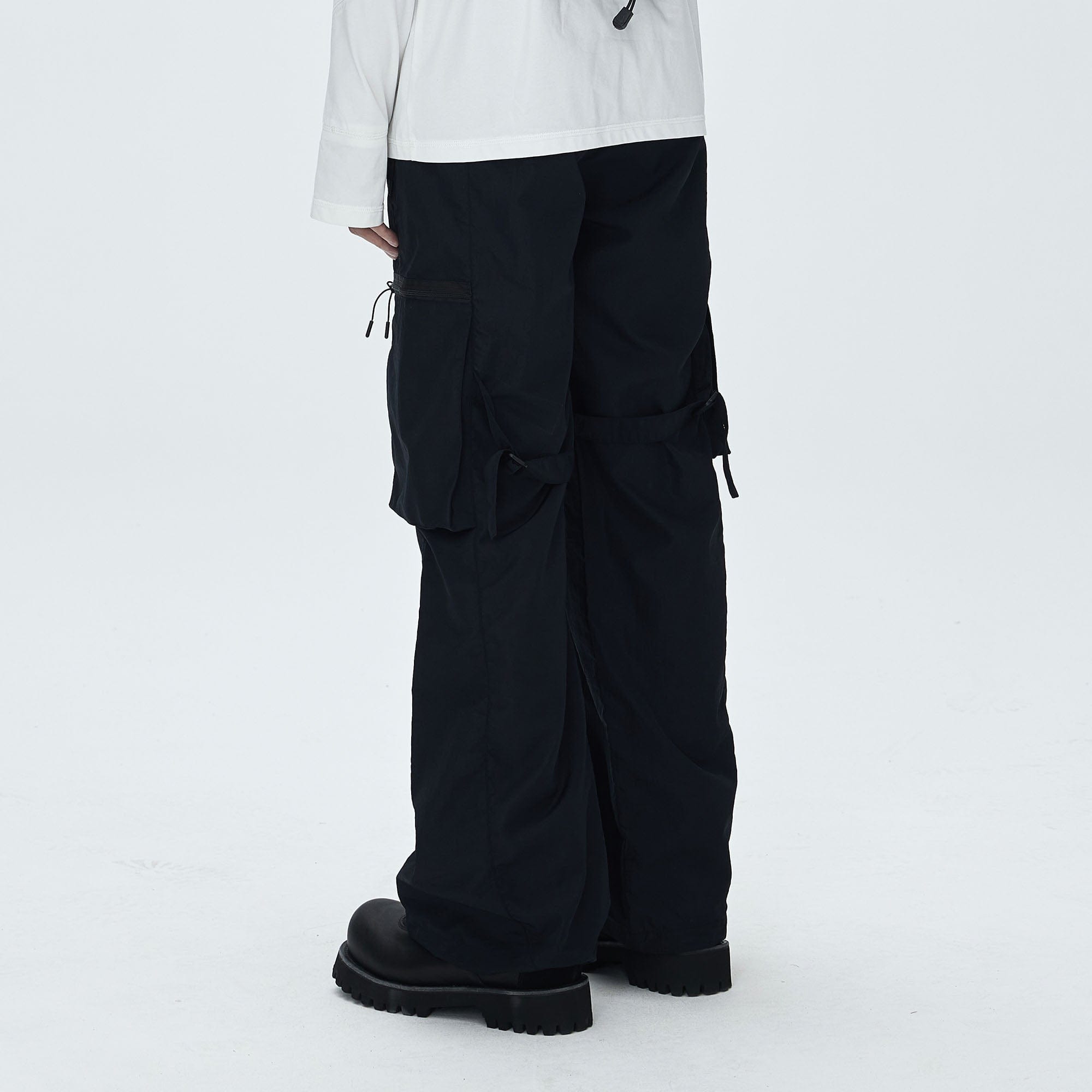 CATSSTAC Utility Multi-Pocket Buckled Cargo Pants, premium urban and streetwear designers apparel on PROJECTISR.com, CATSSTAC
