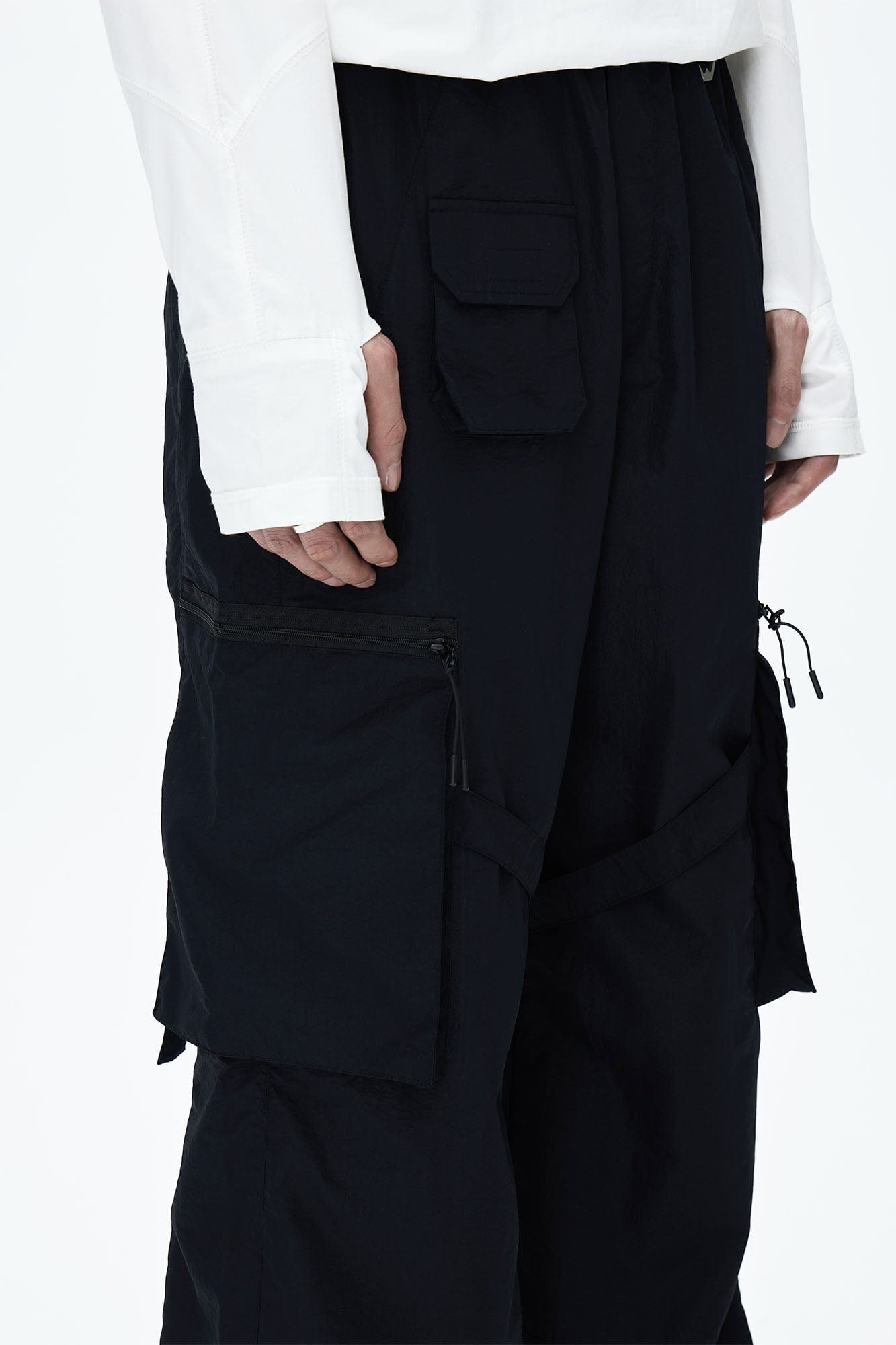 CATSSTAC Utility Multi-Pocket Buckled Cargo Pants, premium urban and streetwear designers apparel on PROJECTISR.com, CATSSTAC