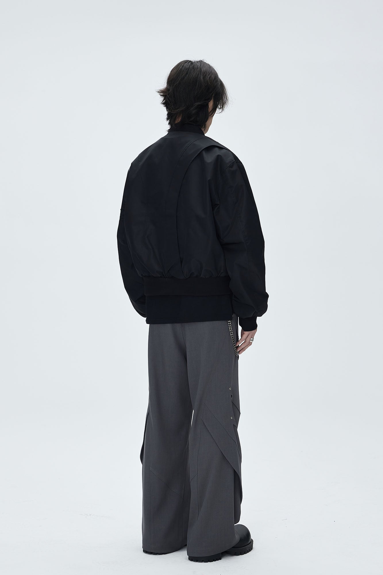 CATSSTAC Reversible Two-Tone Bomber Jacket, premium urban and streetwear designers apparel on PROJECTISR.com, CATSSTAC