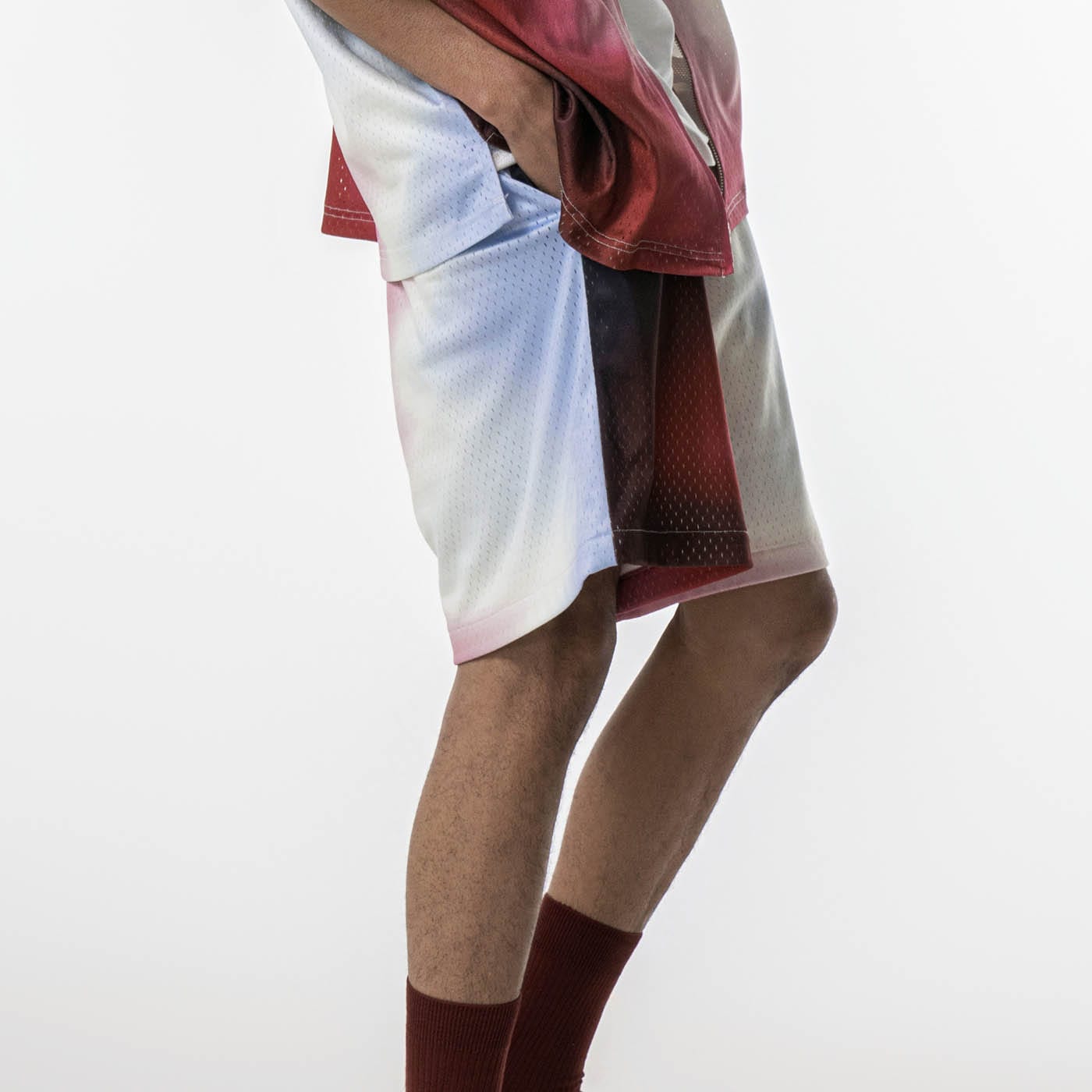 REDH Blazing Gradient Mesh Shorts, premium urban and streetwear designers apparel on PROJECTISR.com, REDH
