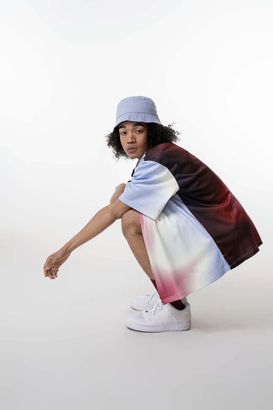 REDH Blazing Gradient Mesh Shorts, premium urban and streetwear designers apparel on PROJECTISR.com, REDH
