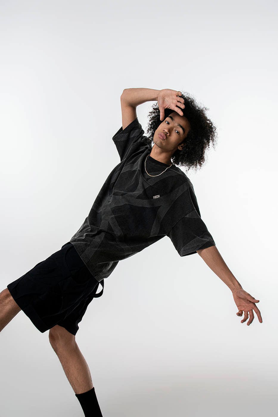 REDH Multi-Strap Bondage Shorts, premium urban and streetwear designers apparel on PROJECTISR.com, REDH