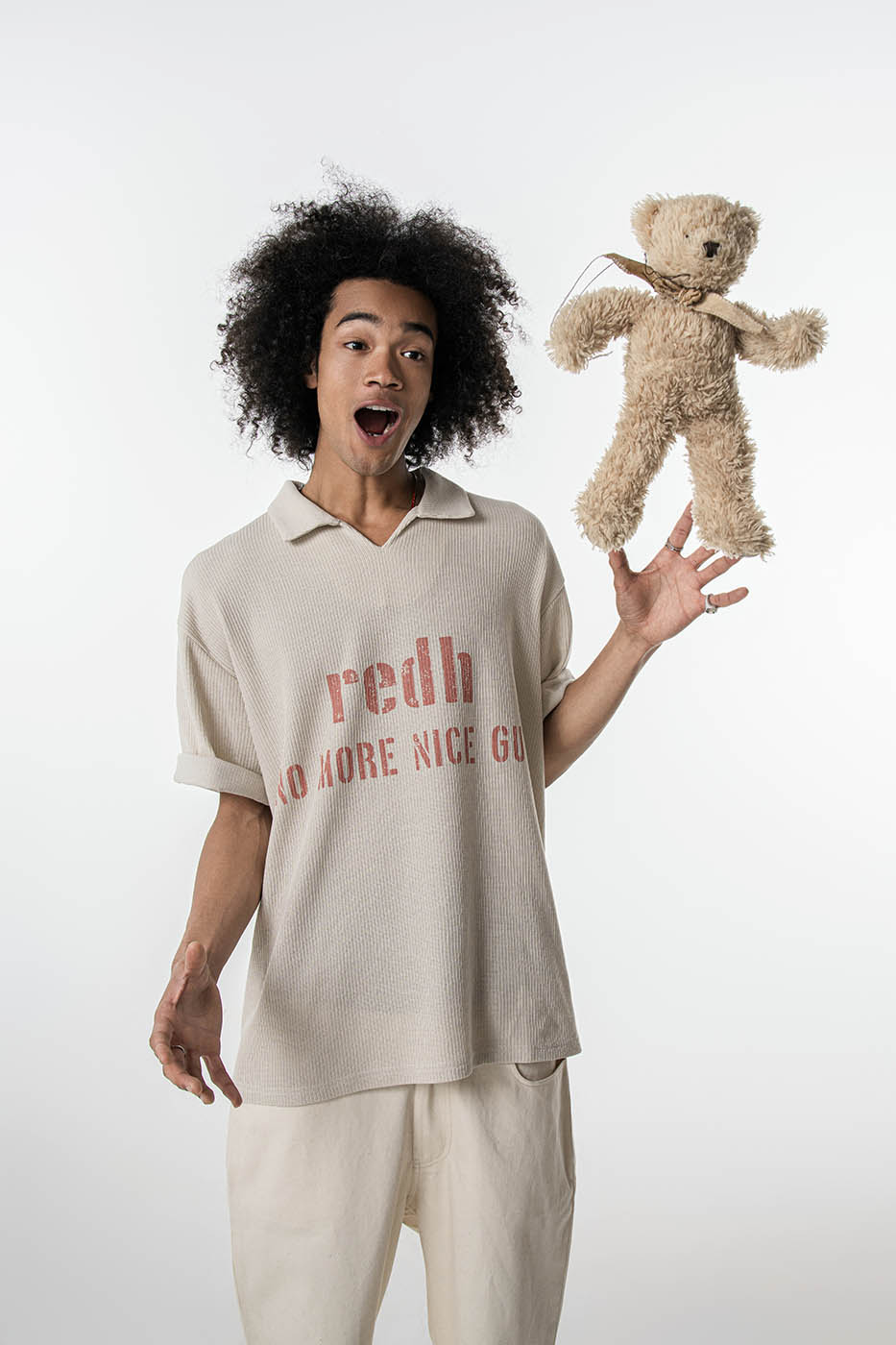 REDH No More Nice Guy Polo Tee, premium urban and streetwear designers apparel on PROJECTISR.com, REDH