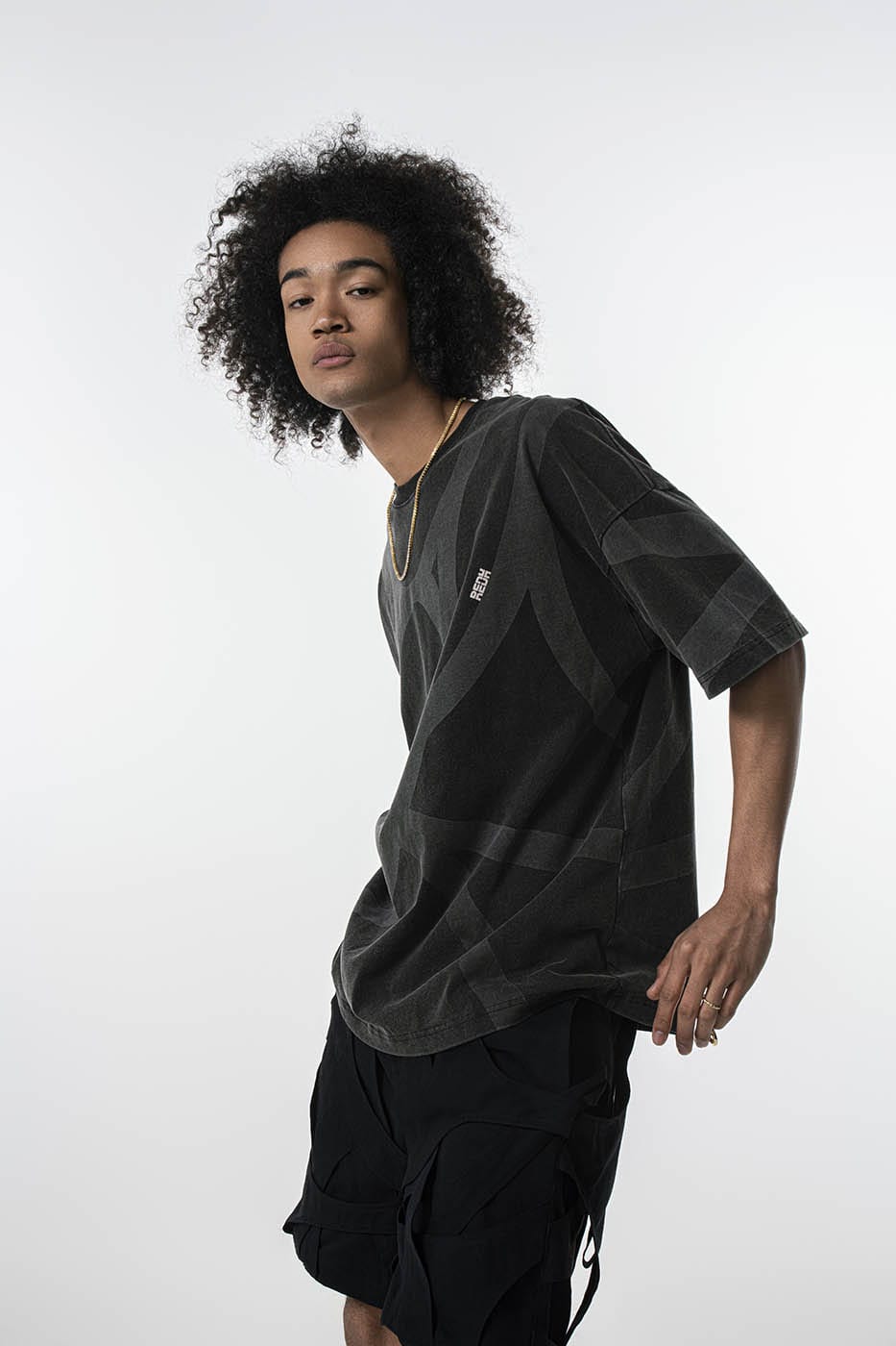 REDH Multi-Strap Bondage Shorts, premium urban and streetwear designers apparel on PROJECTISR.com, REDH