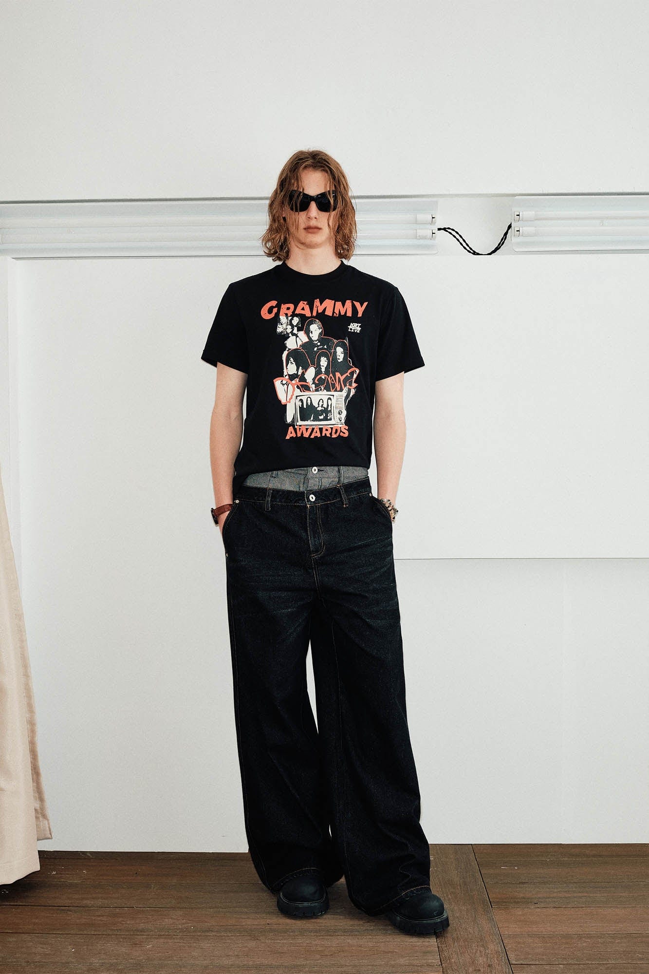 KREATE Washed Double-Waist Jeans, premium urban and streetwear designers apparel on PROJECTISR.com, KREATE