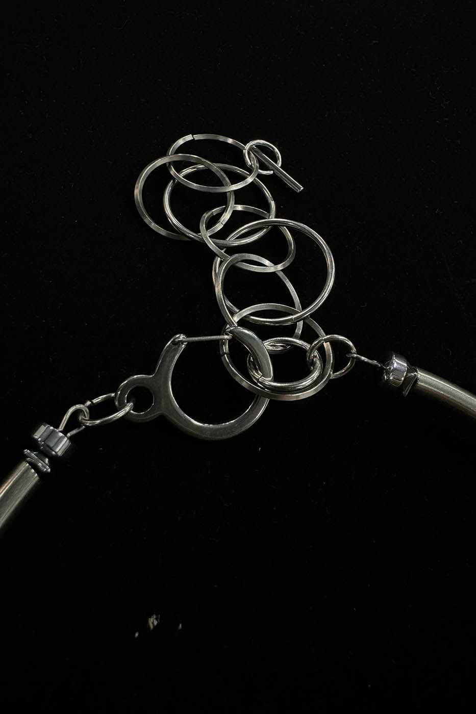 ILLUSORY Double-Strand Jointed Thorn Chocker, premium urban and streetwear designers apparel on PROJECTISR.com, ILLUSORY