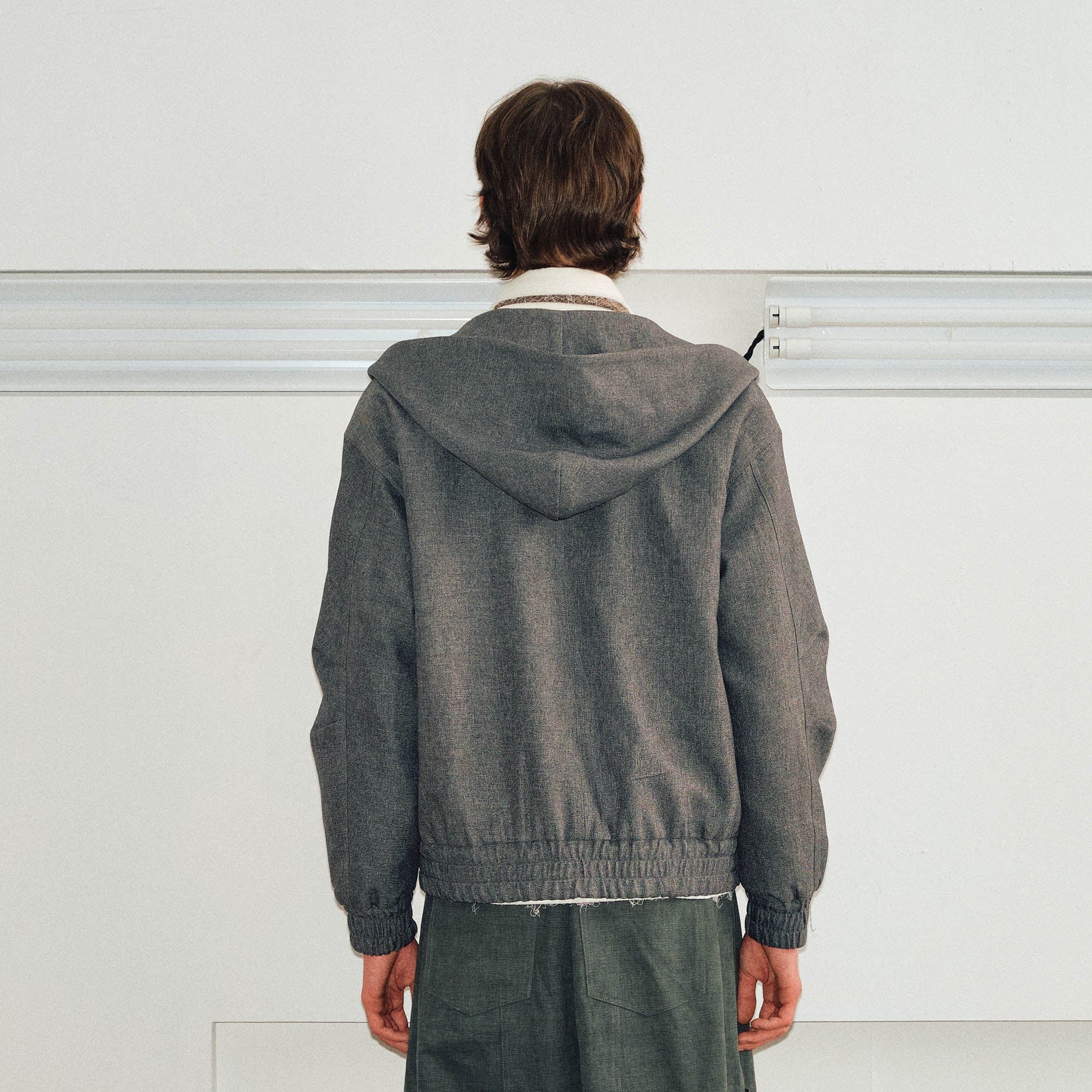 KREATE Layered Hooded Jacket, premium urban and streetwear designers apparel on PROJECTISR.com, KREATE