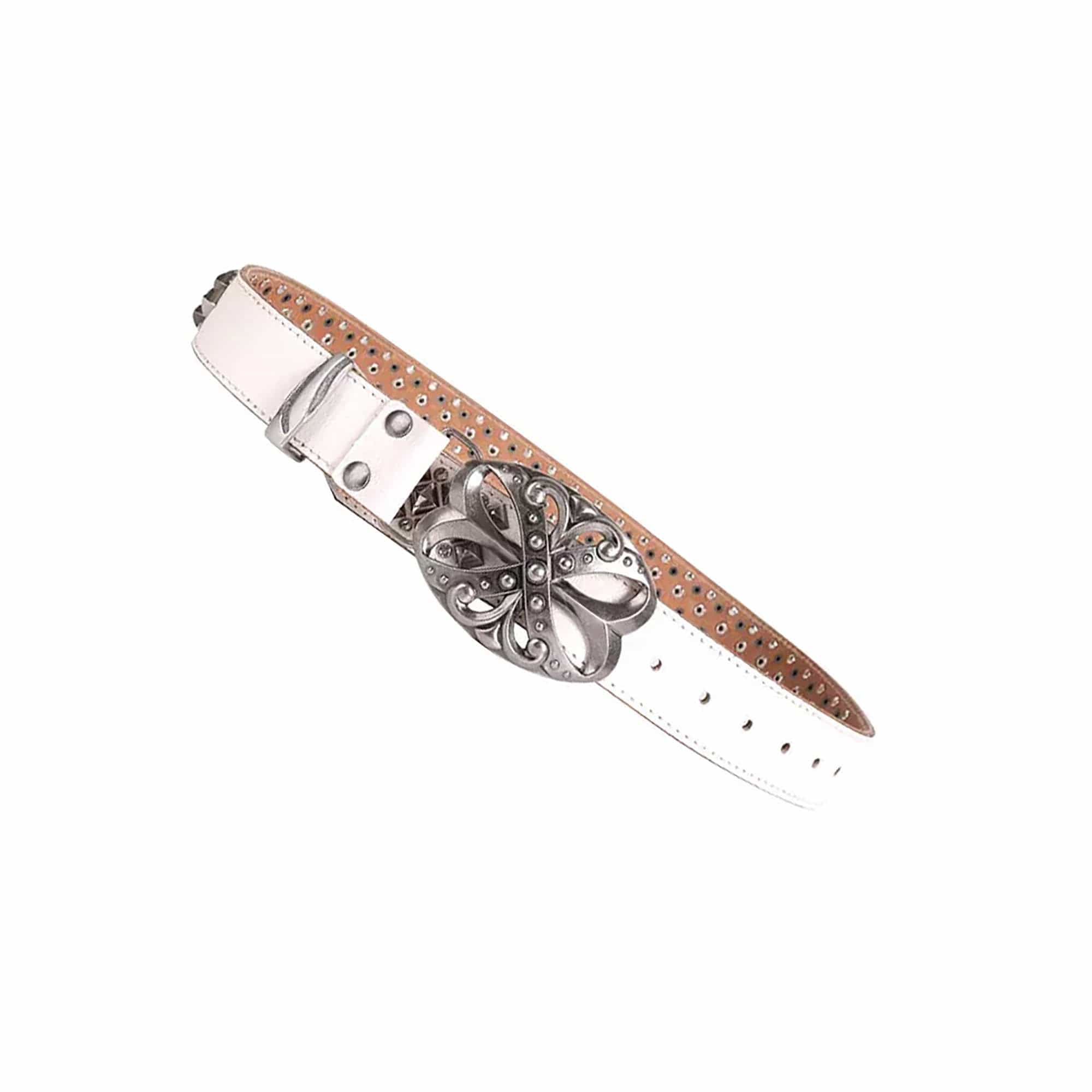 DND4DES Studded Rhinestone Carved Buckle Leather Belt, premium urban and streetwear designers apparel on PROJECTISR.com, DND4DES