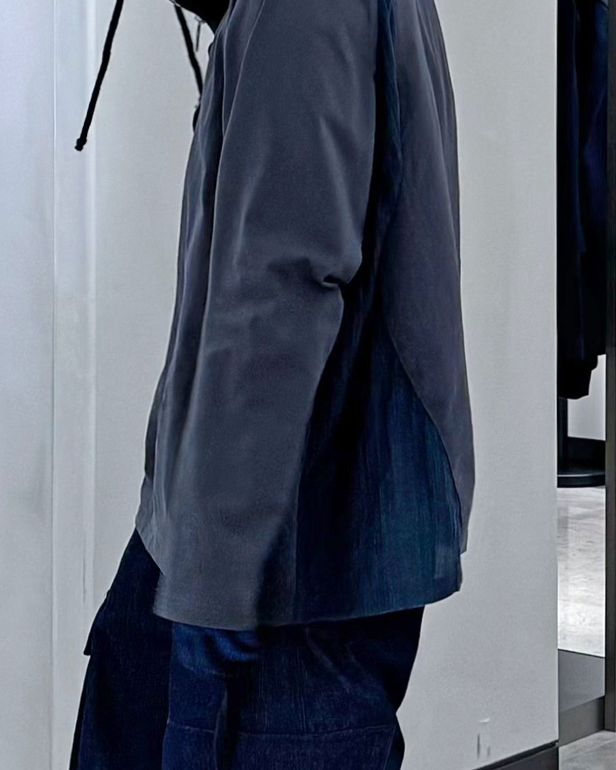 RELABEL Deconstructed Scarf Long-Sleeve Tee, premium urban and streetwear designers apparel on PROJECTISR.com, RELABEL