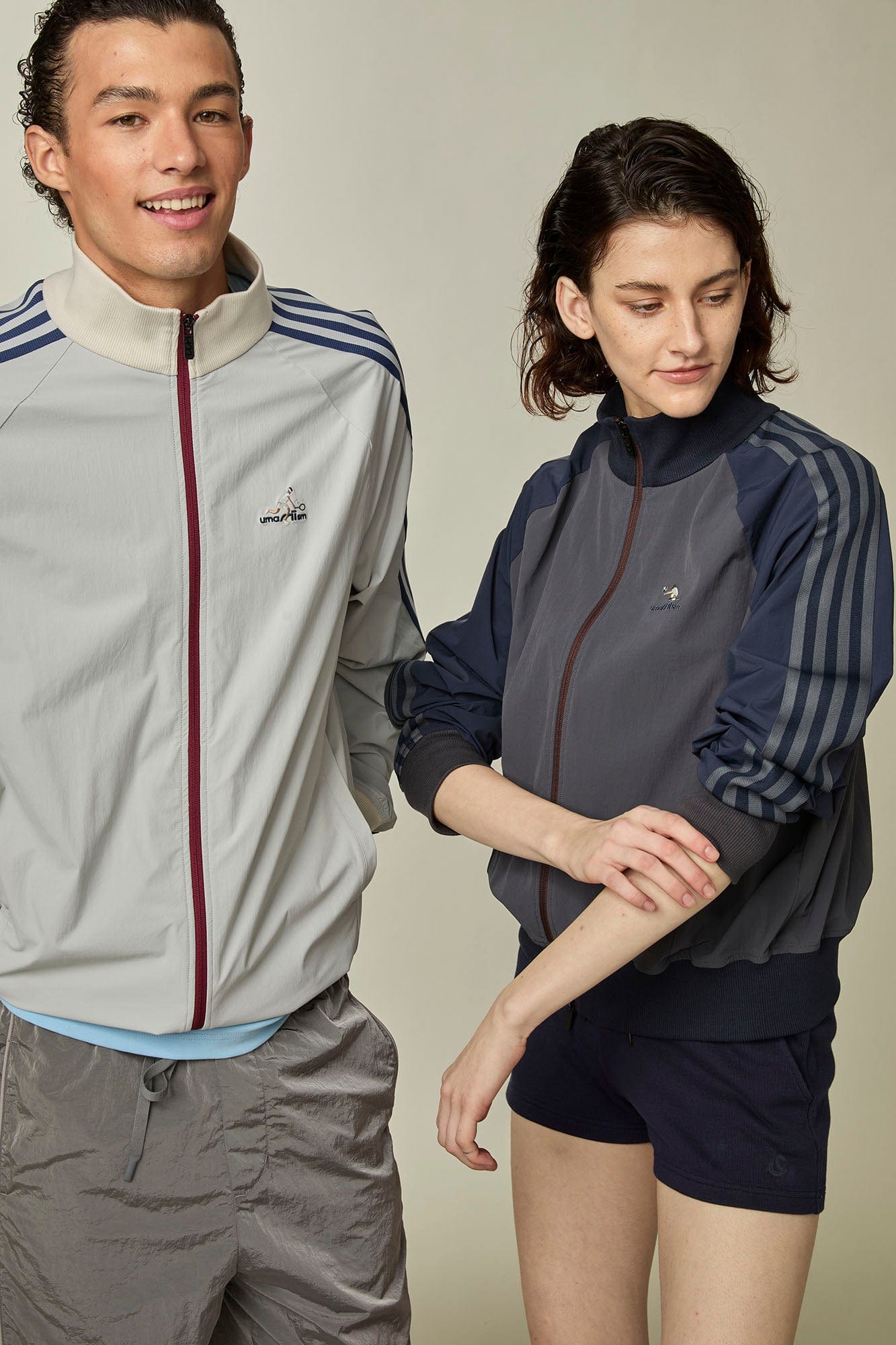 UMAMIISM Retro Striped Track Jacket, premium urban and streetwear designers apparel on PROJECTISR.com, UMAMIISM