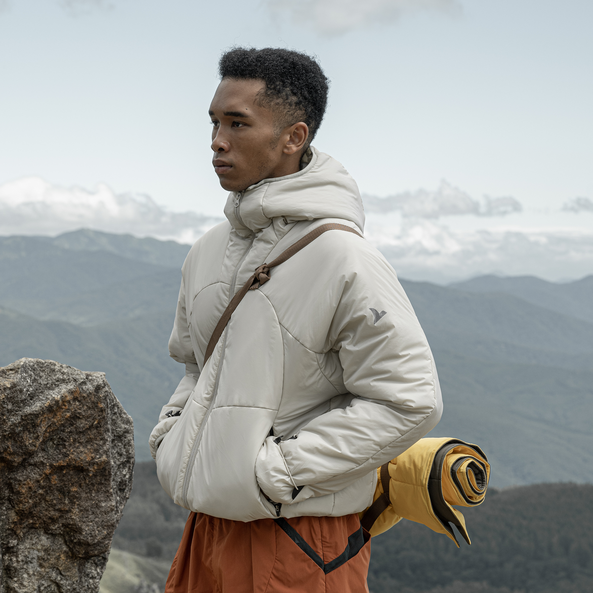 HALCYON Lightweight Hooded Puffer Jacket, premium urban and streetwear designers apparel on PROJECTISR.com, HALCYON