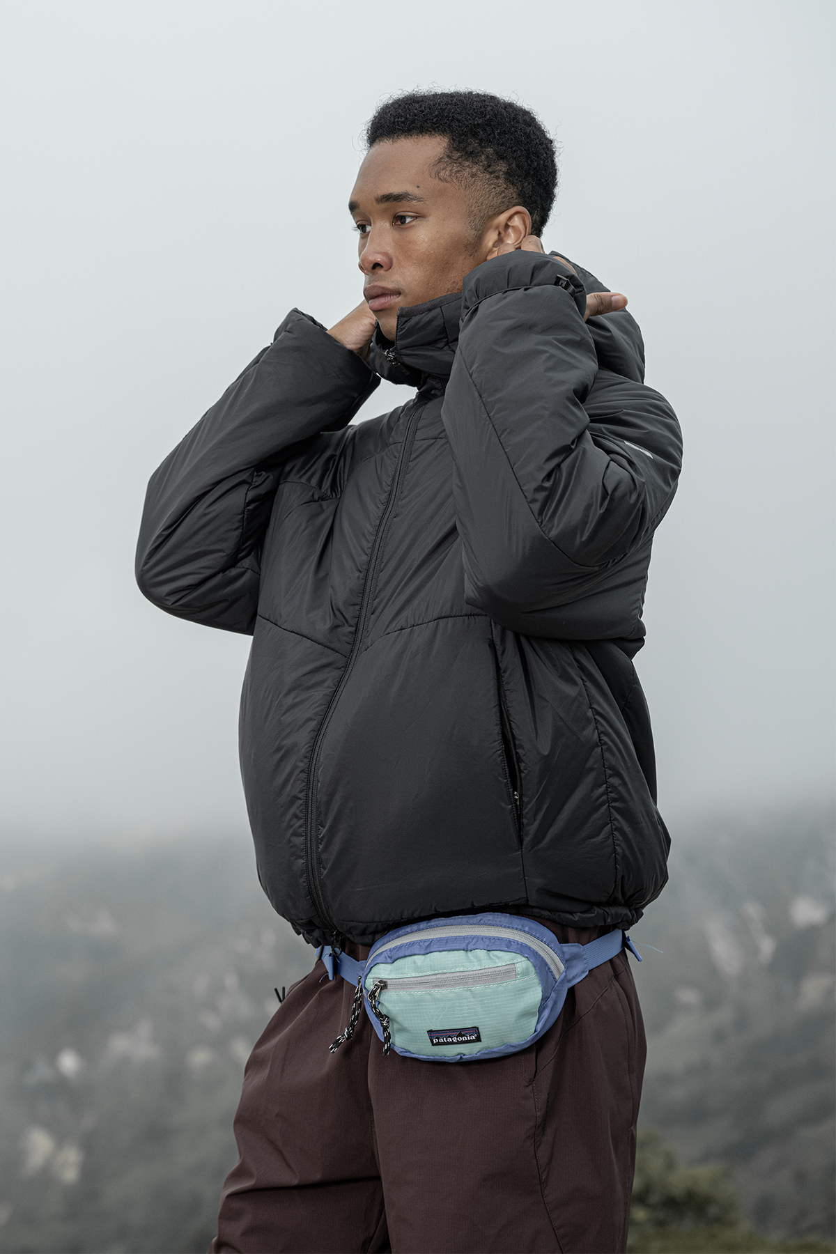 HALCYON Lightweight Hooded Puffer Jacket, premium urban and streetwear designers apparel on PROJECTISR.com, HALCYON