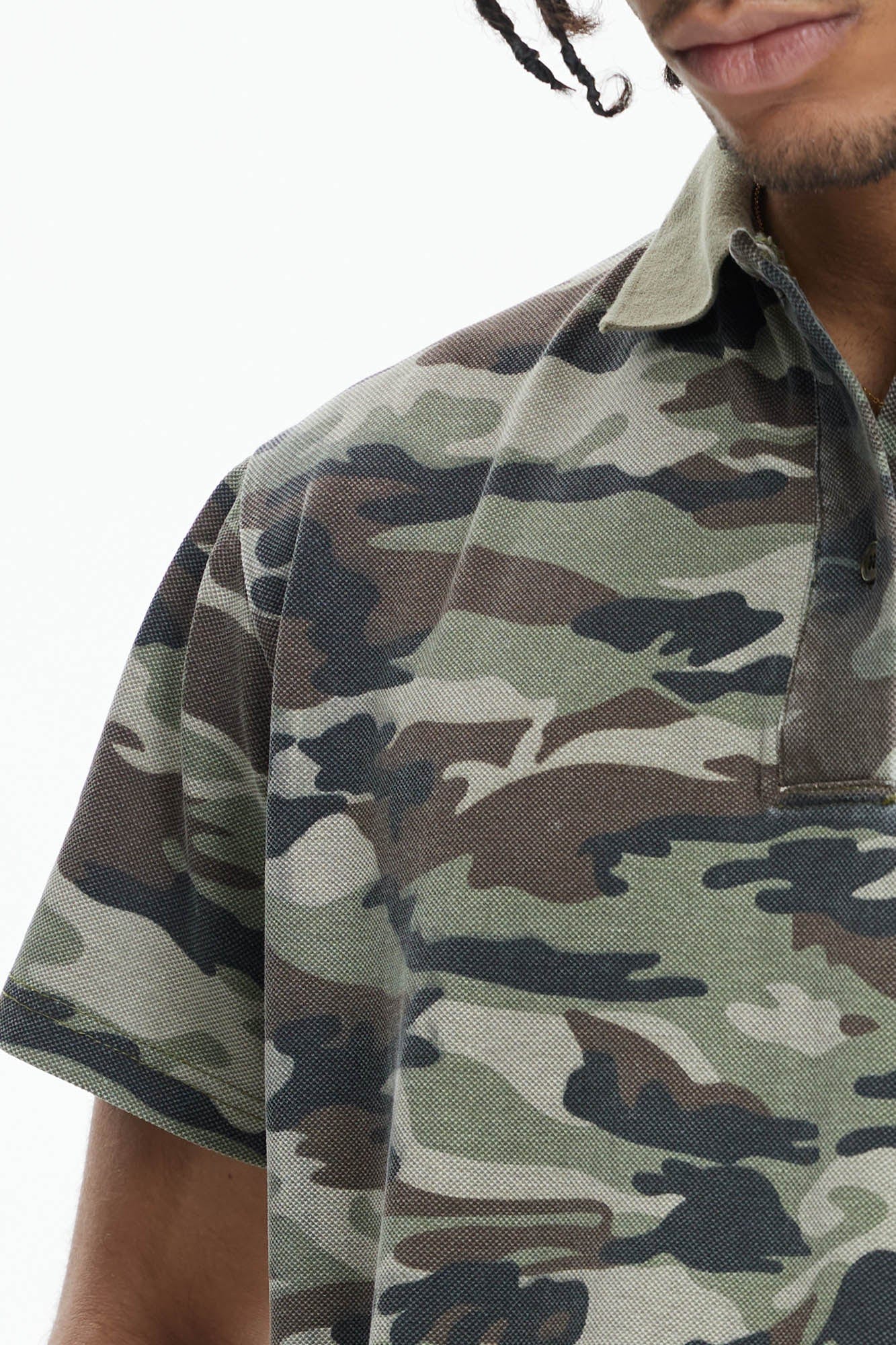 DND4DES Camo Flying Tiger Polo T-Shirt, premium urban and streetwear designers apparel on PROJECTISR.com, DND4DES
