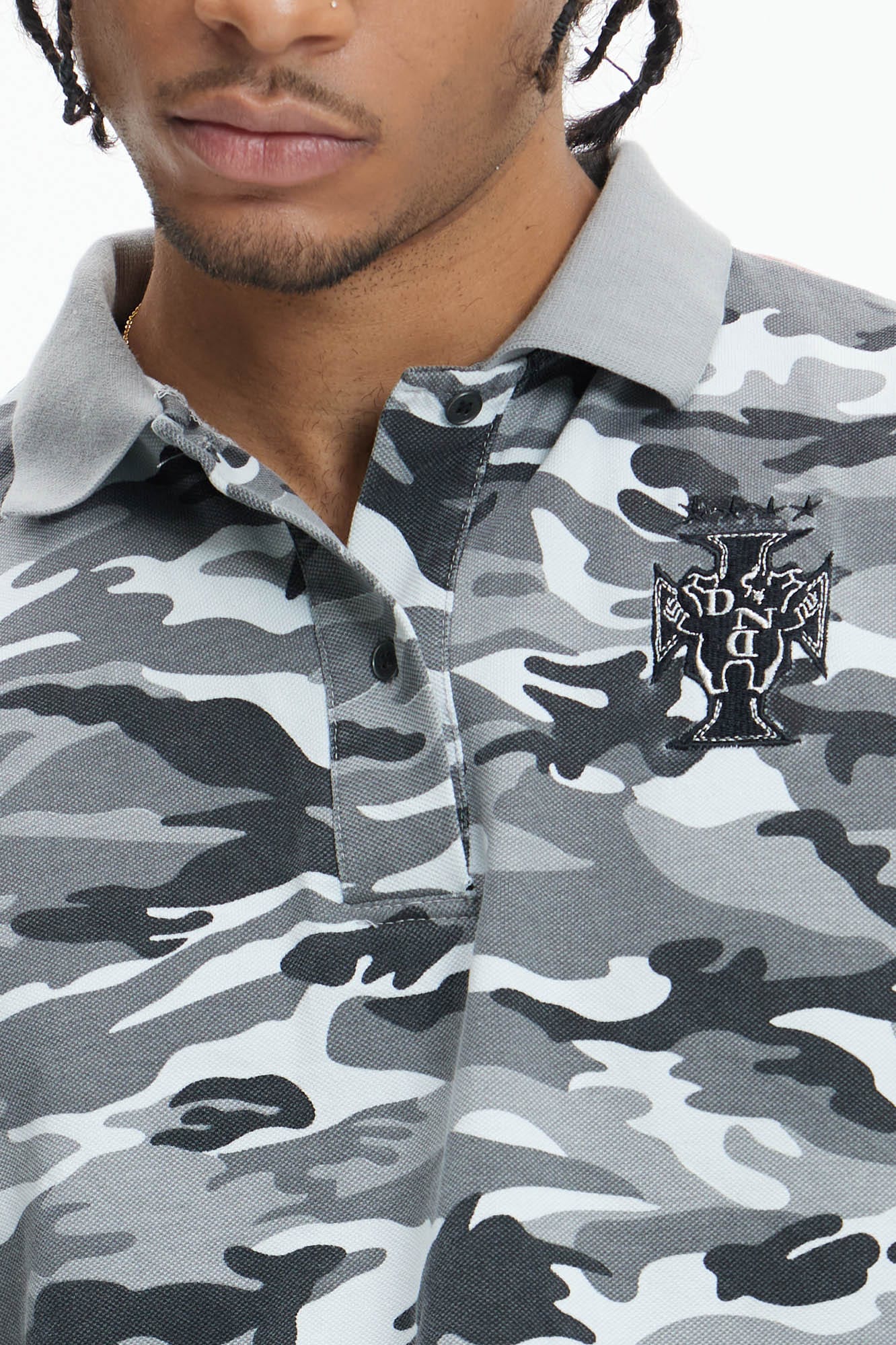 DND4DES Camo Flying Tiger Polo T-Shirt, premium urban and streetwear designers apparel on PROJECTISR.com, DND4DES