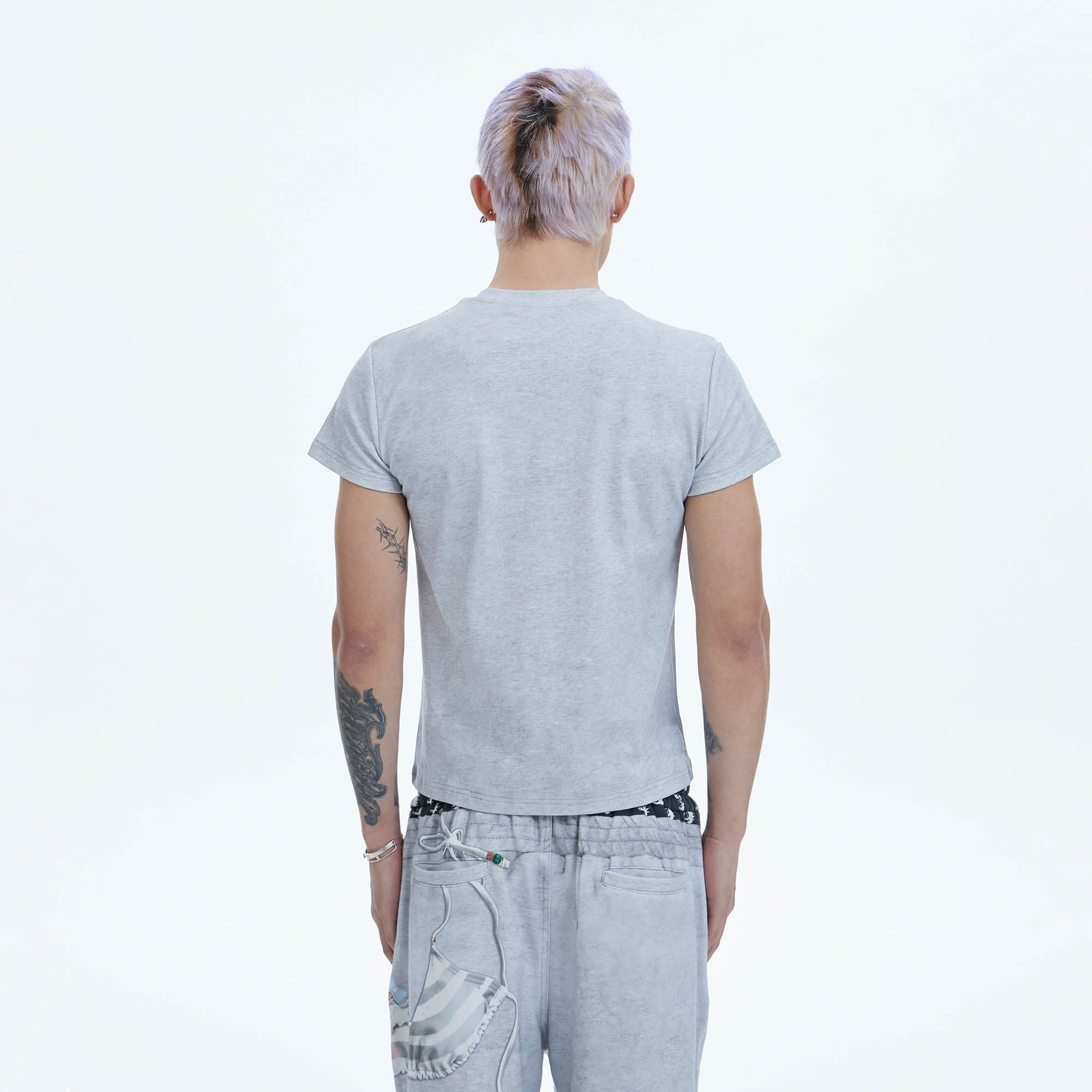 DND4DES Layered-Chain Graphic T-Shirt
